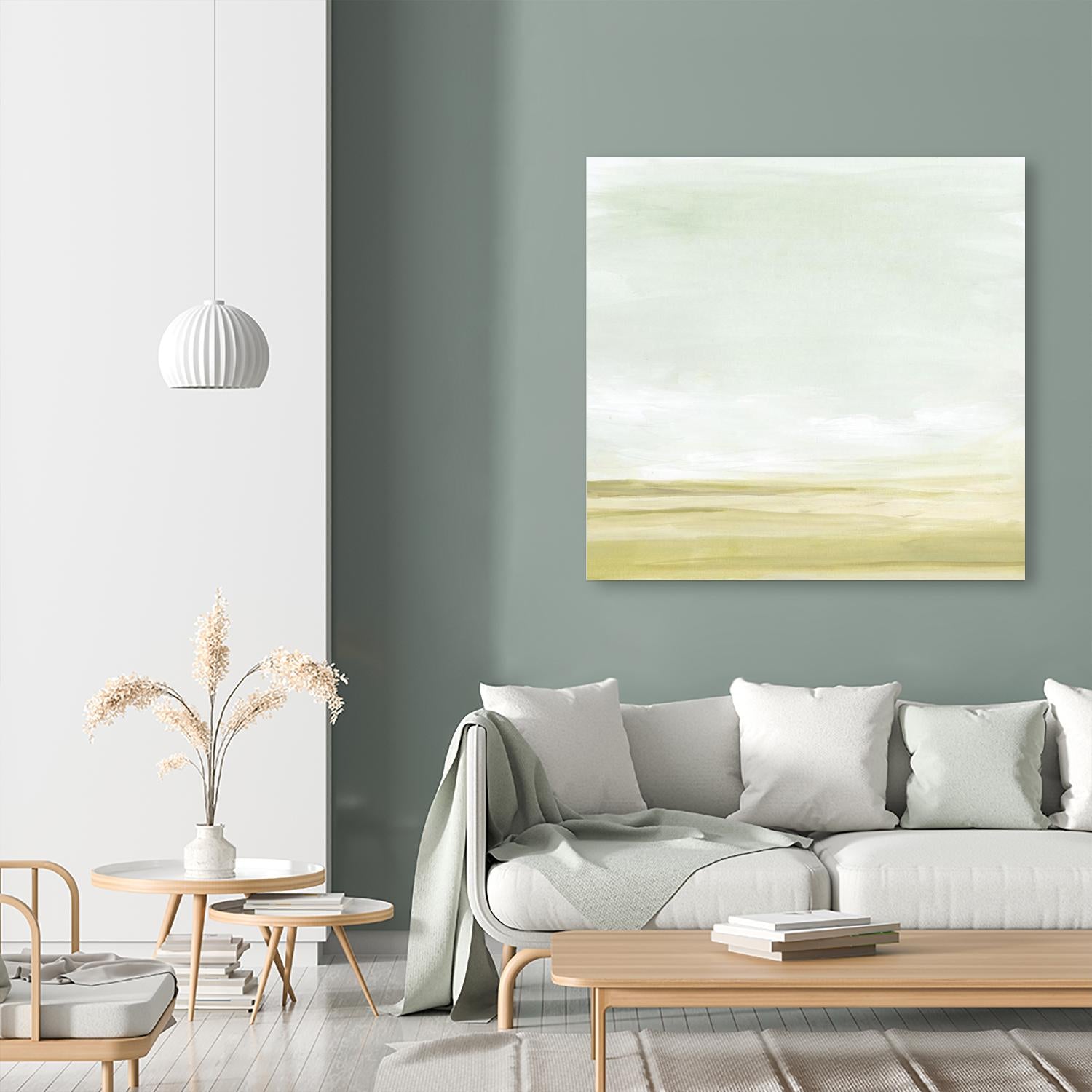 Intangible Horizon II by June Erica Vess on GIANT ART - green sea scene