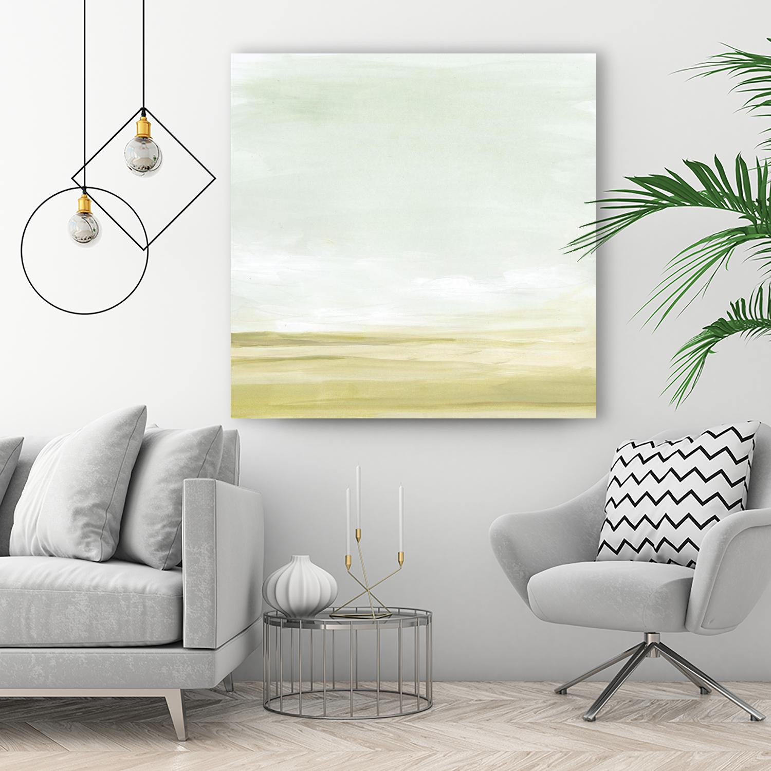 Intangible Horizon II by June Erica Vess on GIANT ART - green sea scene