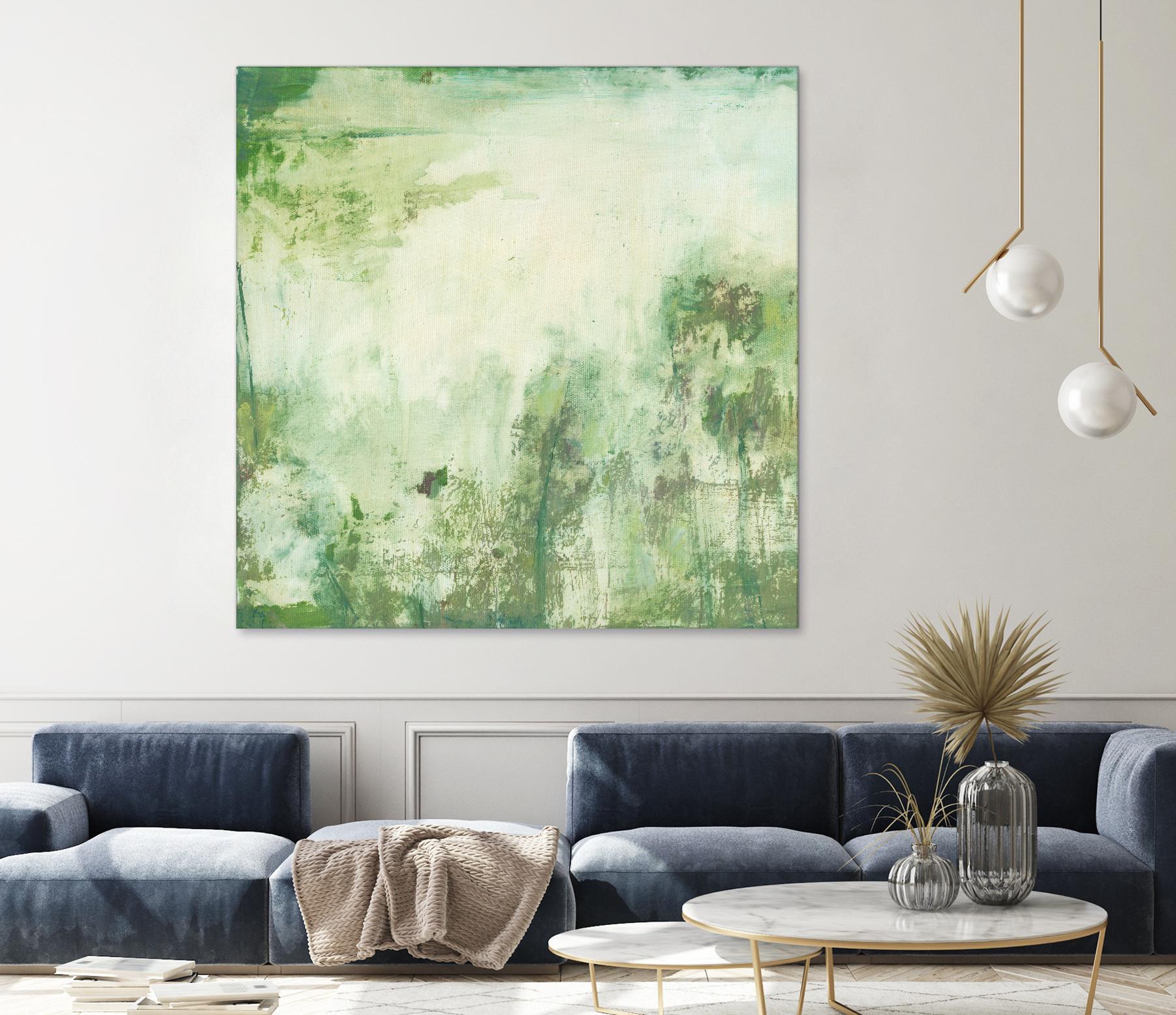 Down by the River I by Jodi Fuchs on GIANT ART - green abstract