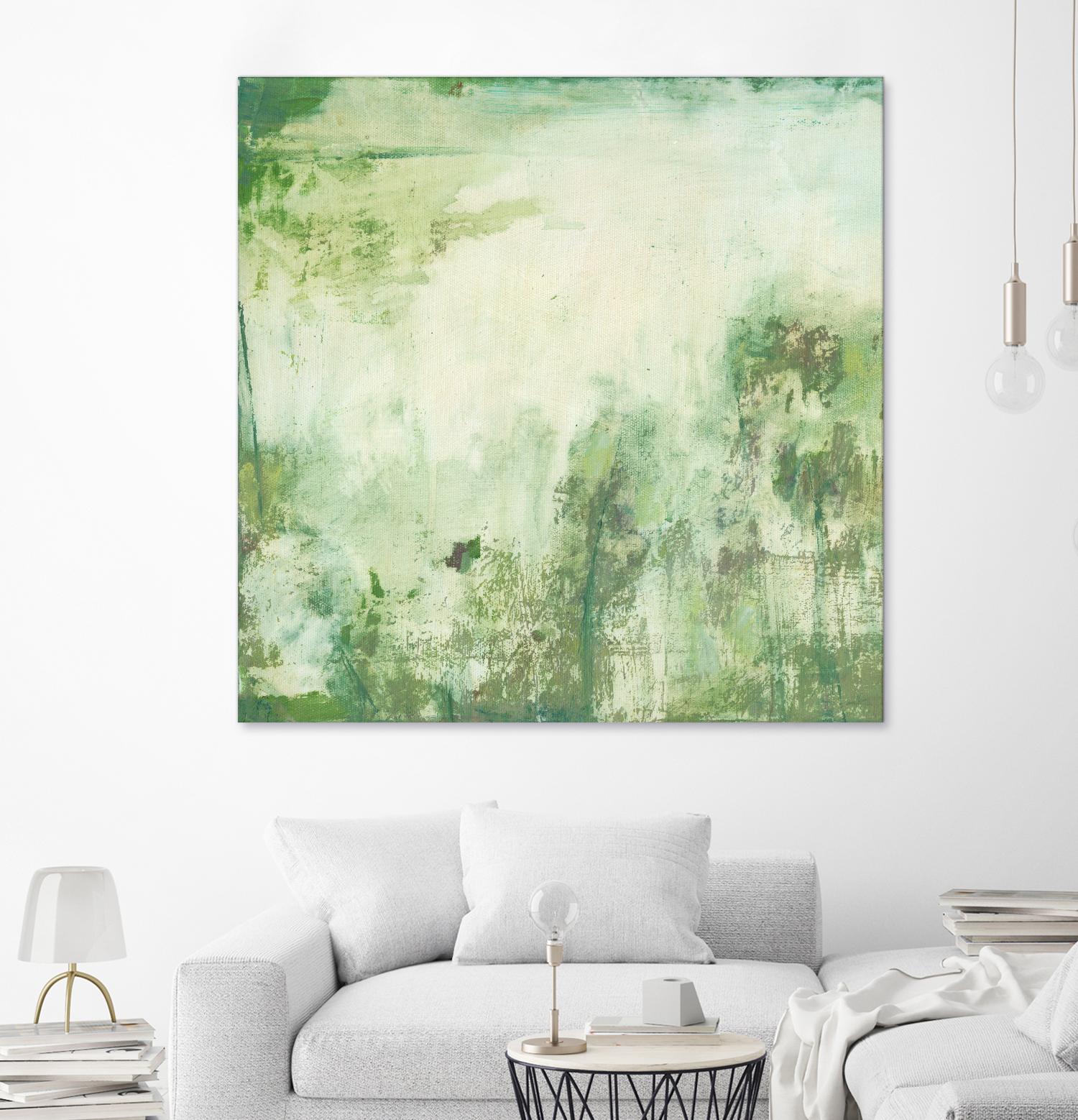 Down by the River I by Jodi Fuchs on GIANT ART - green abstract