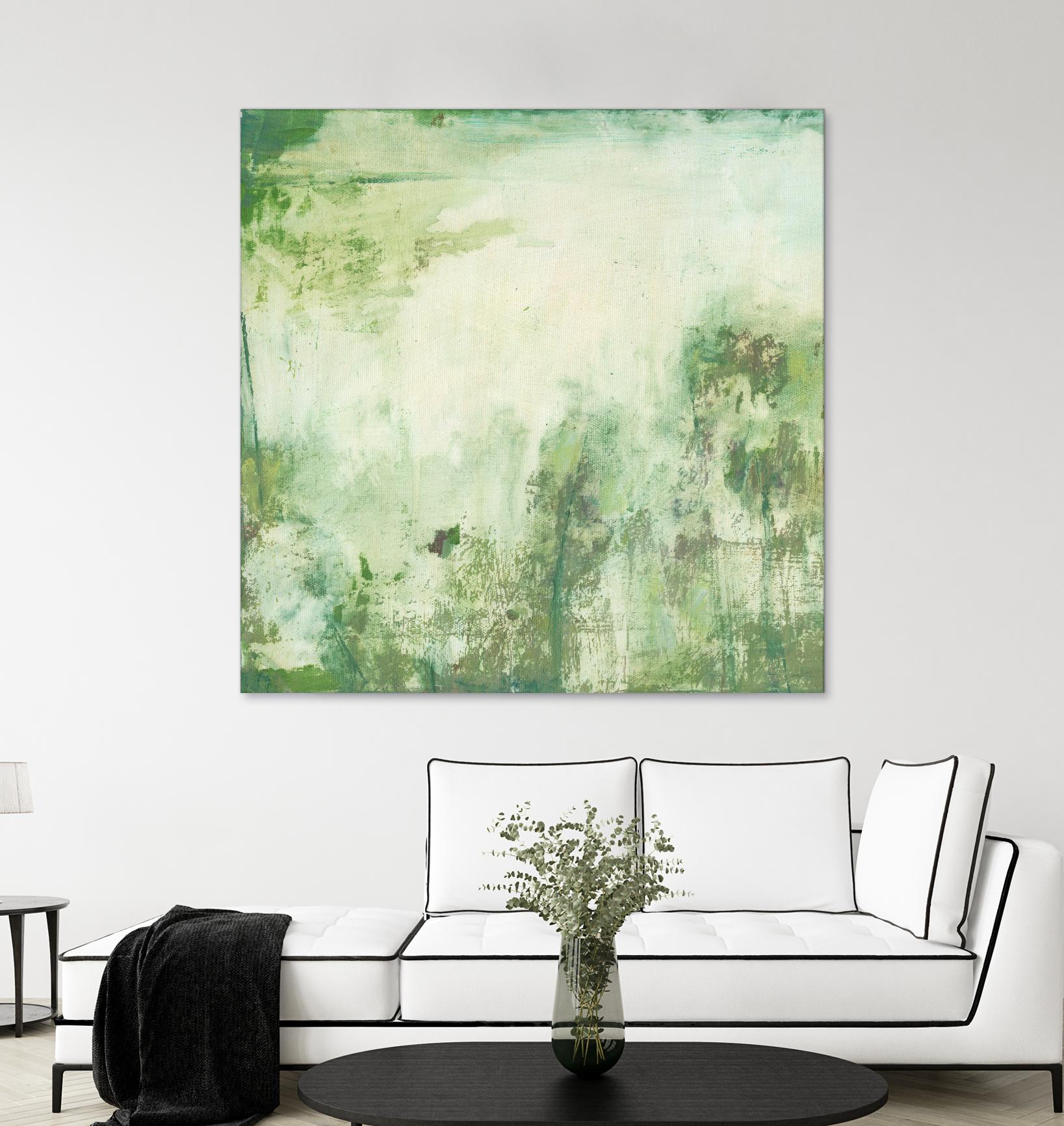 Down by the River I by Jodi Fuchs on GIANT ART - green abstract