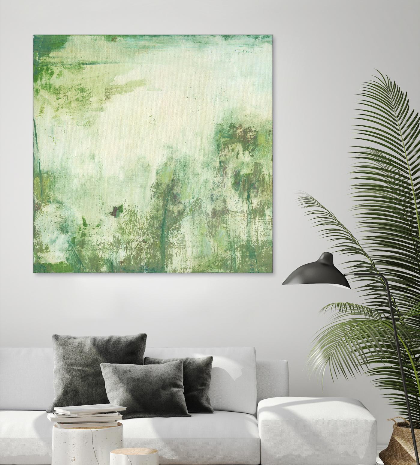 Down by the River I by Jodi Fuchs on GIANT ART - green abstract