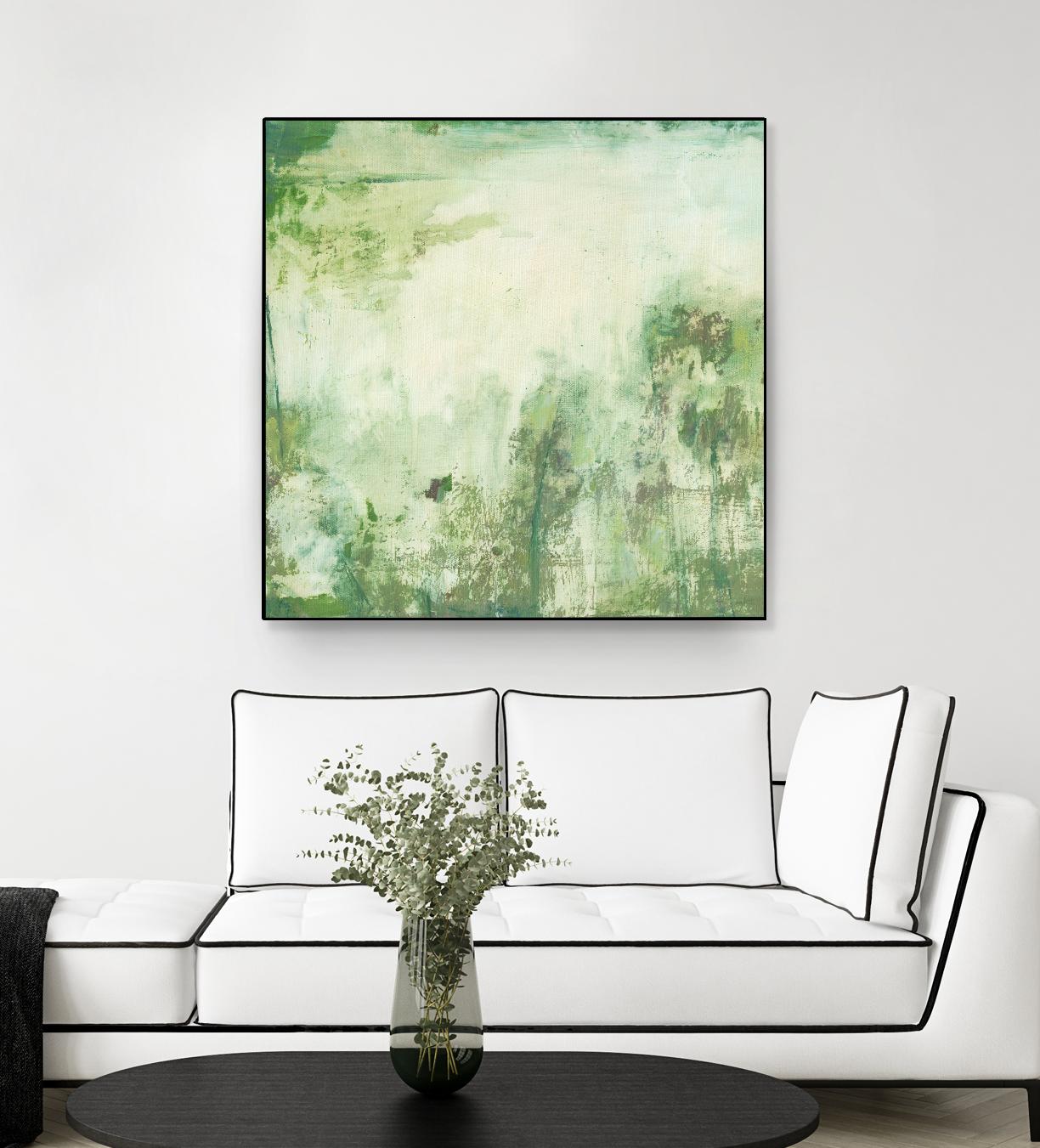Down by the River I by Jodi Fuchs on GIANT ART - green abstract