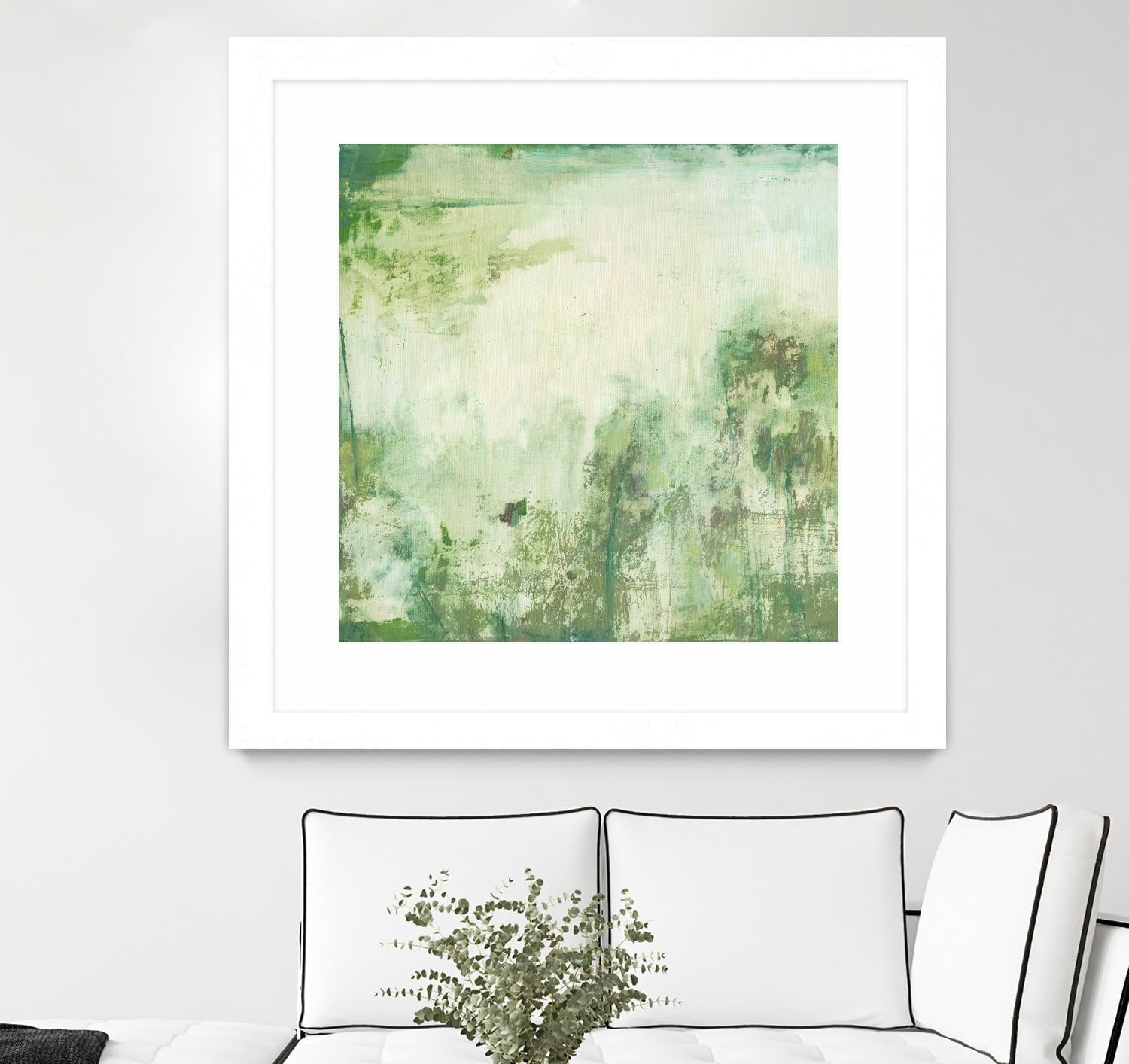 Down by the River I by Jodi Fuchs on GIANT ART - green abstract