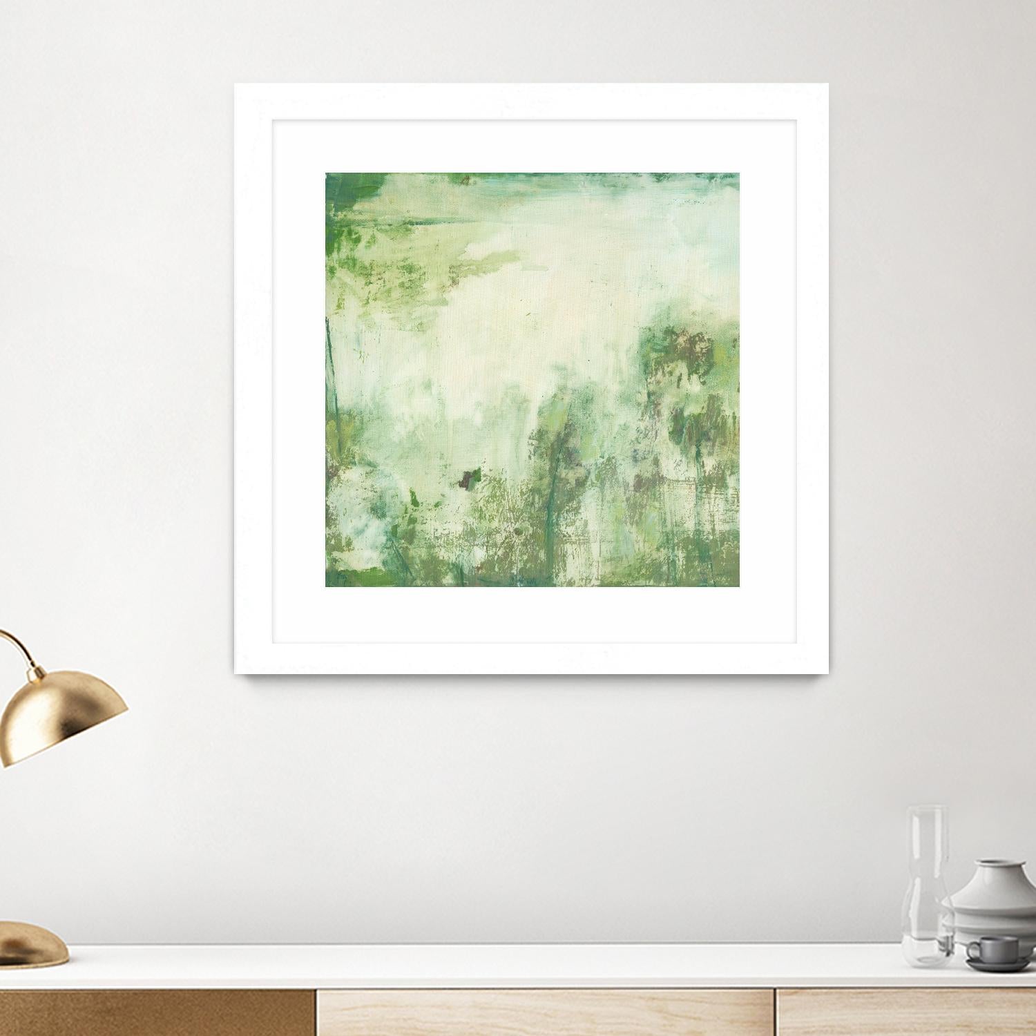 Down by the River I by Jodi Fuchs on GIANT ART - green abstract