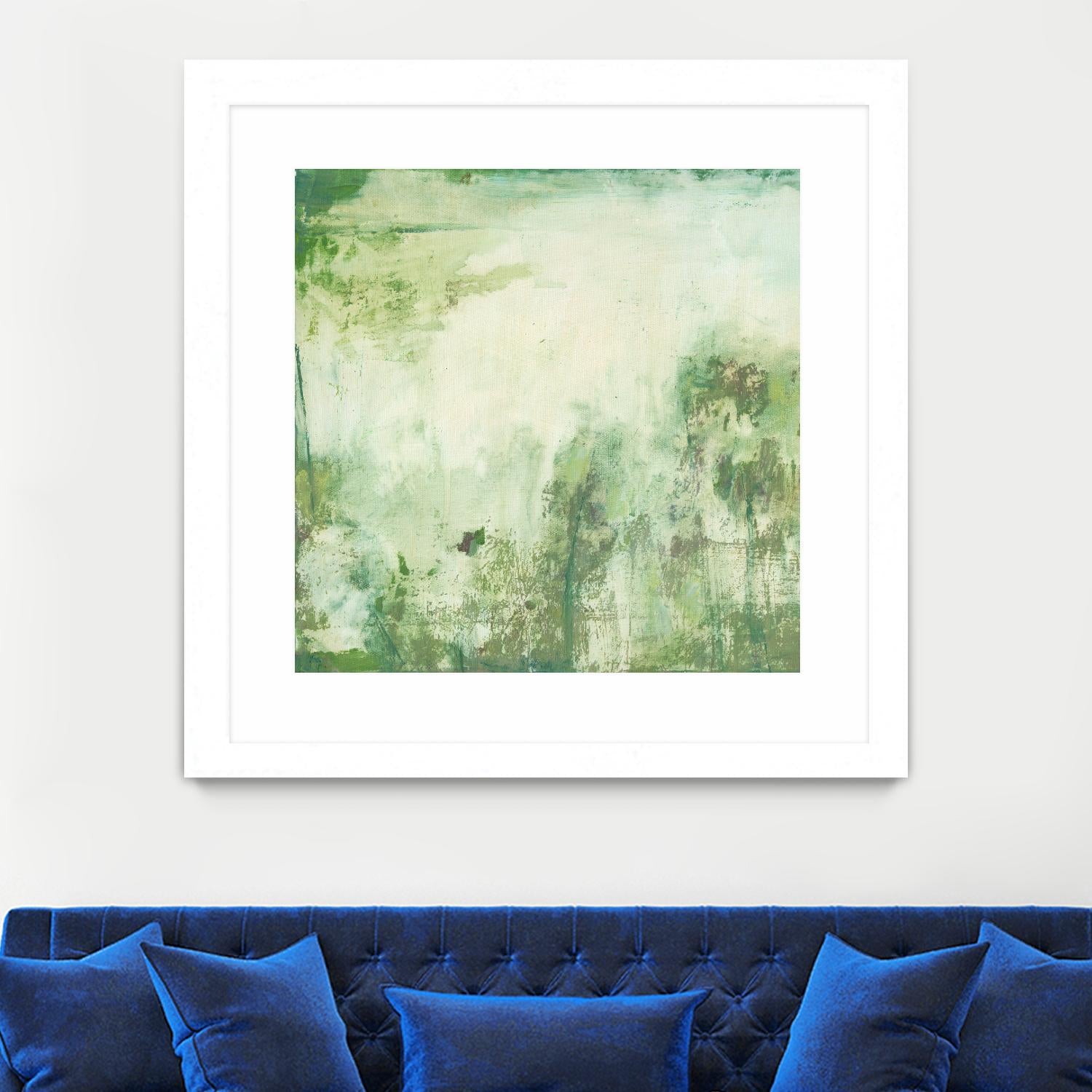 Down by the River I by Jodi Fuchs on GIANT ART - green abstract
