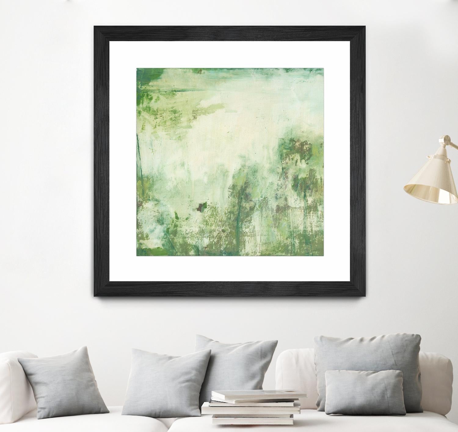 Down by the River I by Jodi Fuchs on GIANT ART - green abstract