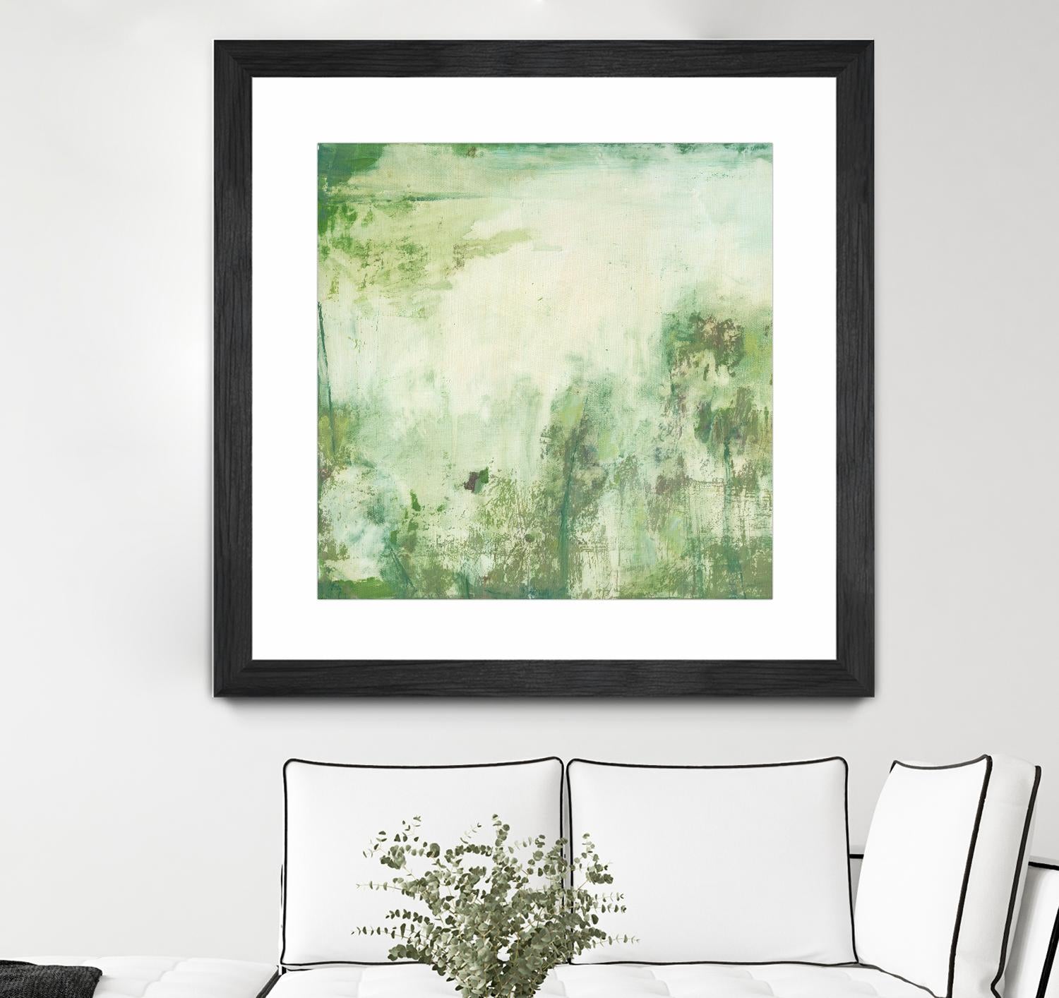 Down by the River I by Jodi Fuchs on GIANT ART - green abstract