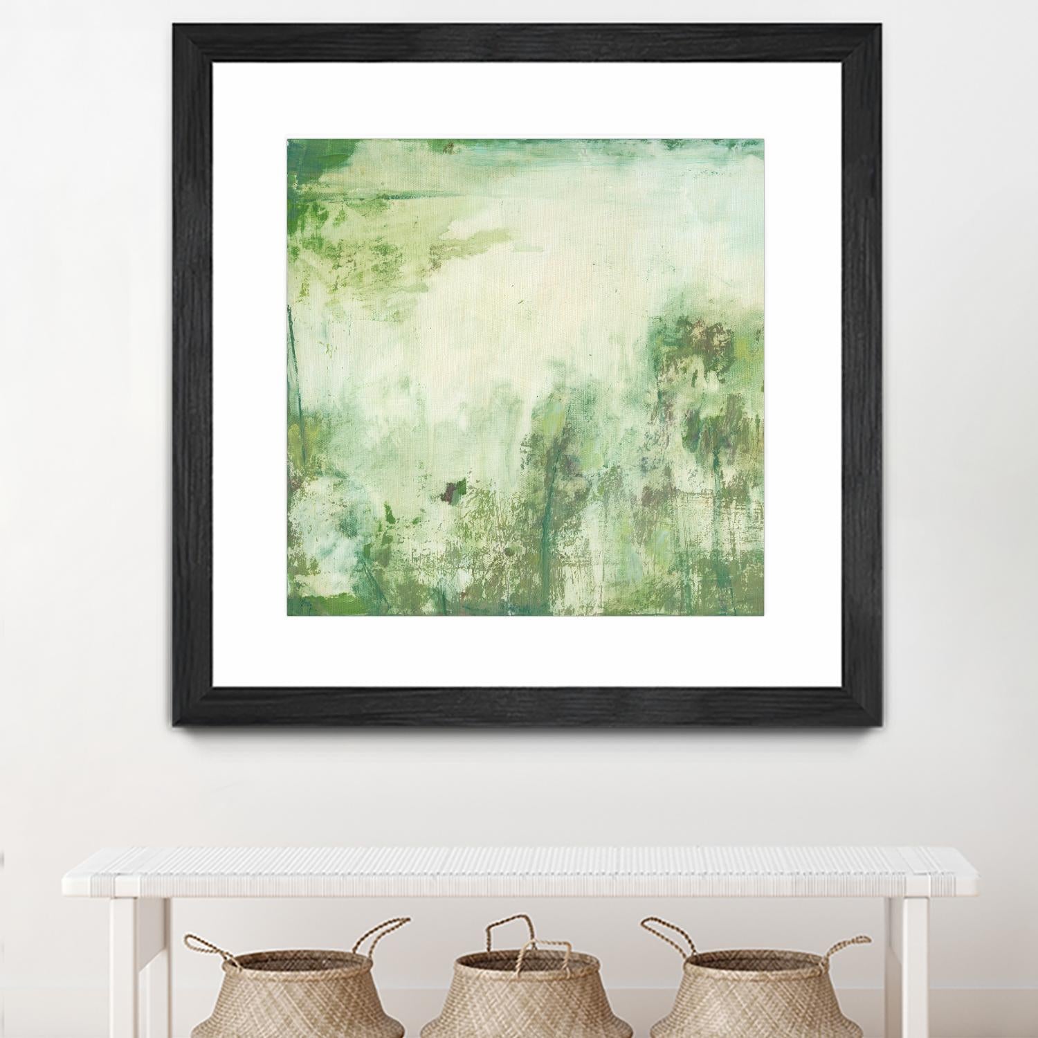Down by the River I by Jodi Fuchs on GIANT ART - green abstract