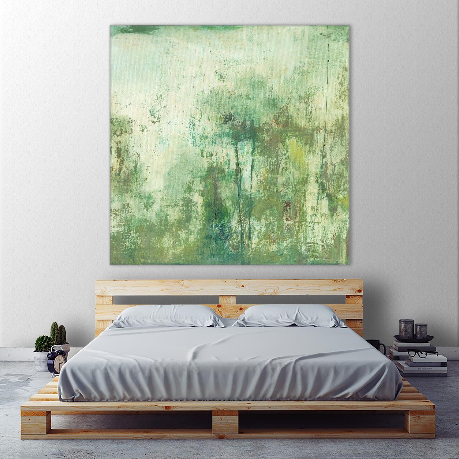Down by the River II by Jodi Fuchs on GIANT ART - green abstract