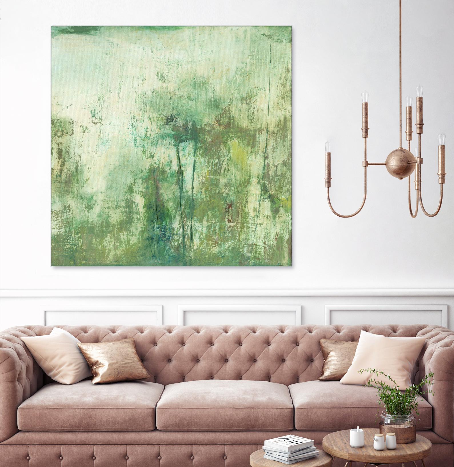 Down by the River II by Jodi Fuchs on GIANT ART - green abstract