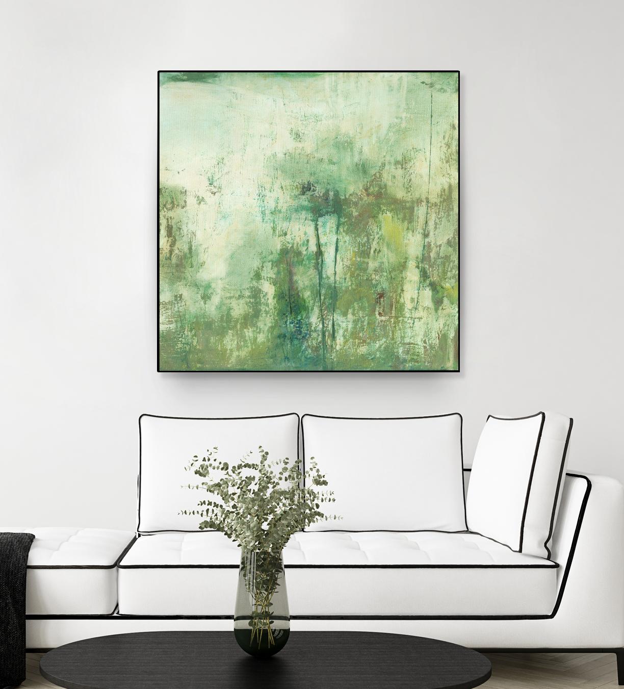 Down by the River II by Jodi Fuchs on GIANT ART - green abstract