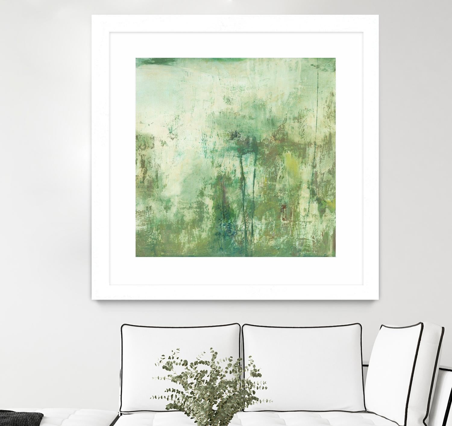 Down by the River II by Jodi Fuchs on GIANT ART - green abstract