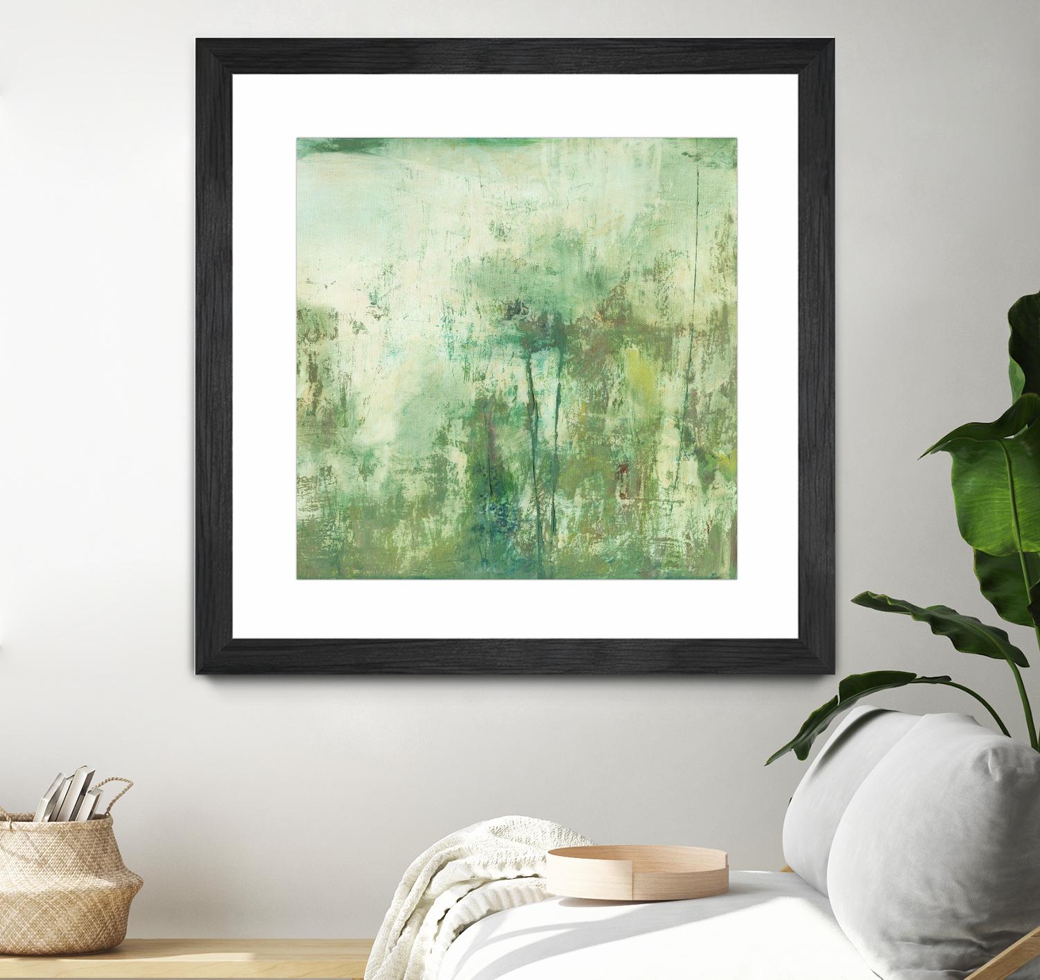 Down by the River II by Jodi Fuchs on GIANT ART - green abstract