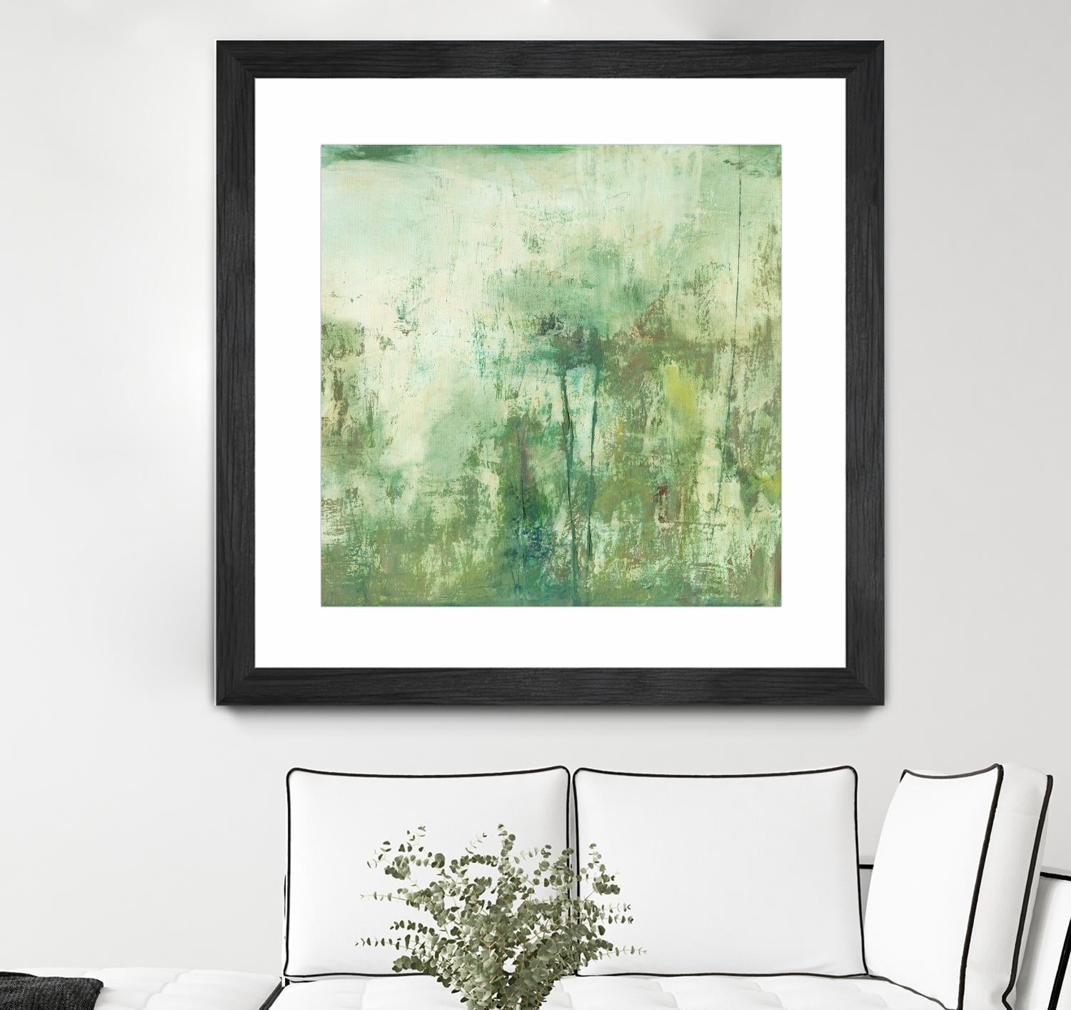 Down by the River II by Jodi Fuchs on GIANT ART - green abstract
