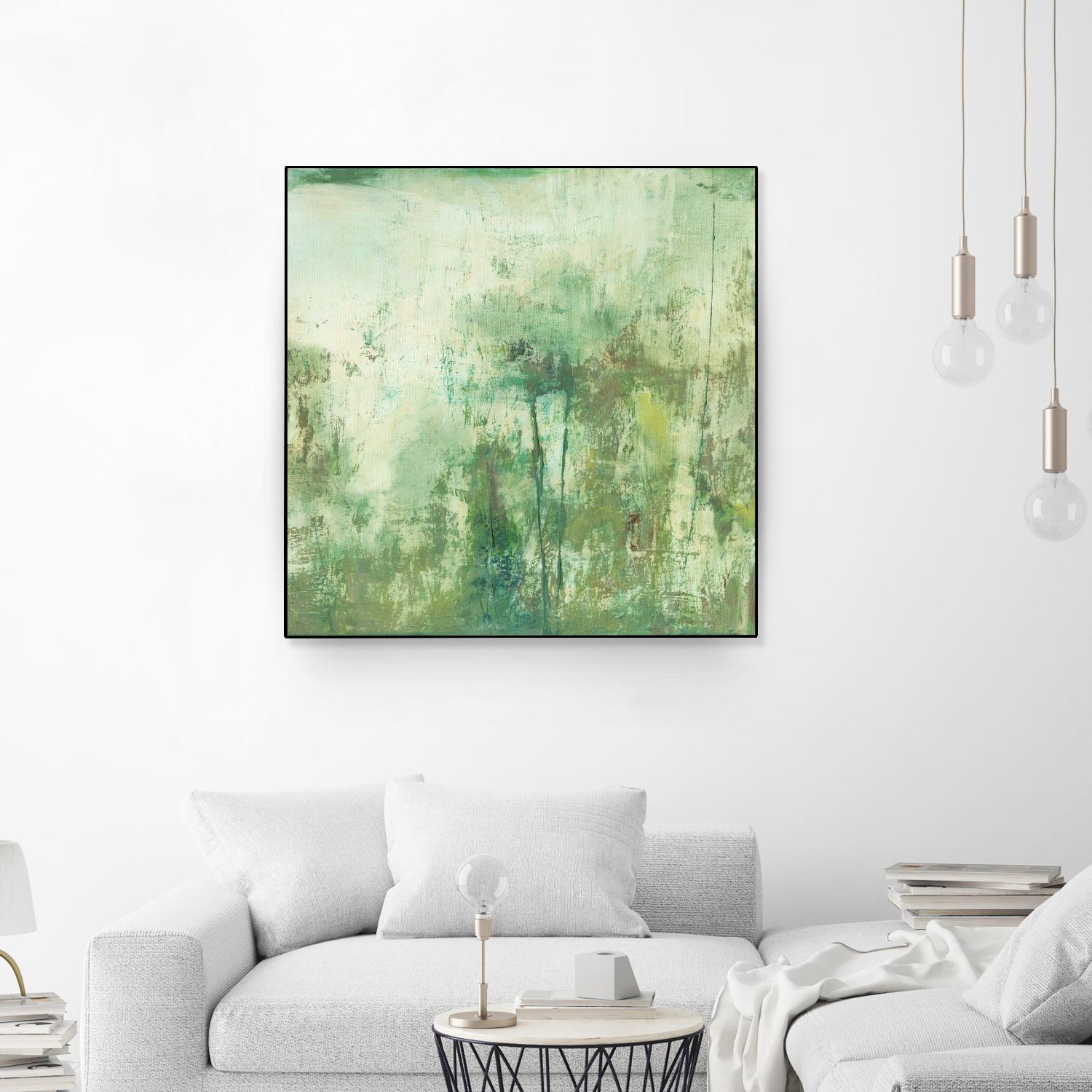 Down by the River II by Jodi Fuchs on GIANT ART - green abstract