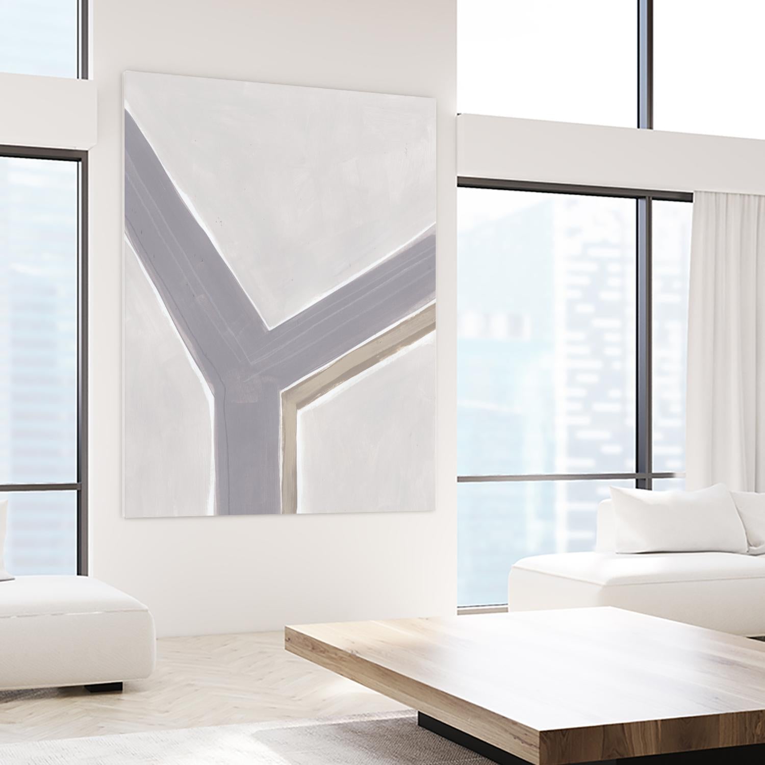 Neutral Impact I by June Erica Vess on GIANT ART - abstract