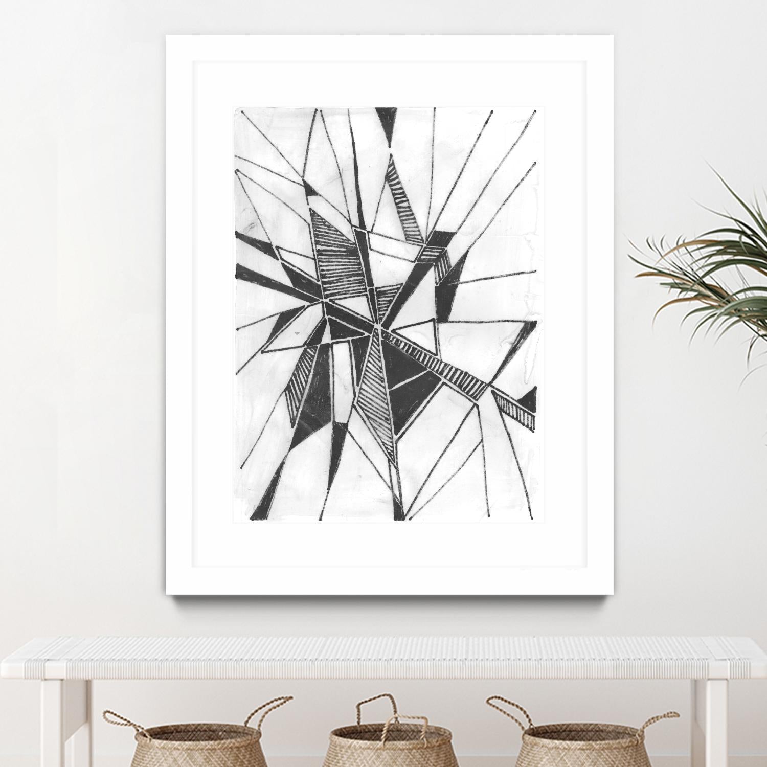 Symbol Imprint II by June Erica Vess on GIANT ART - black abstract