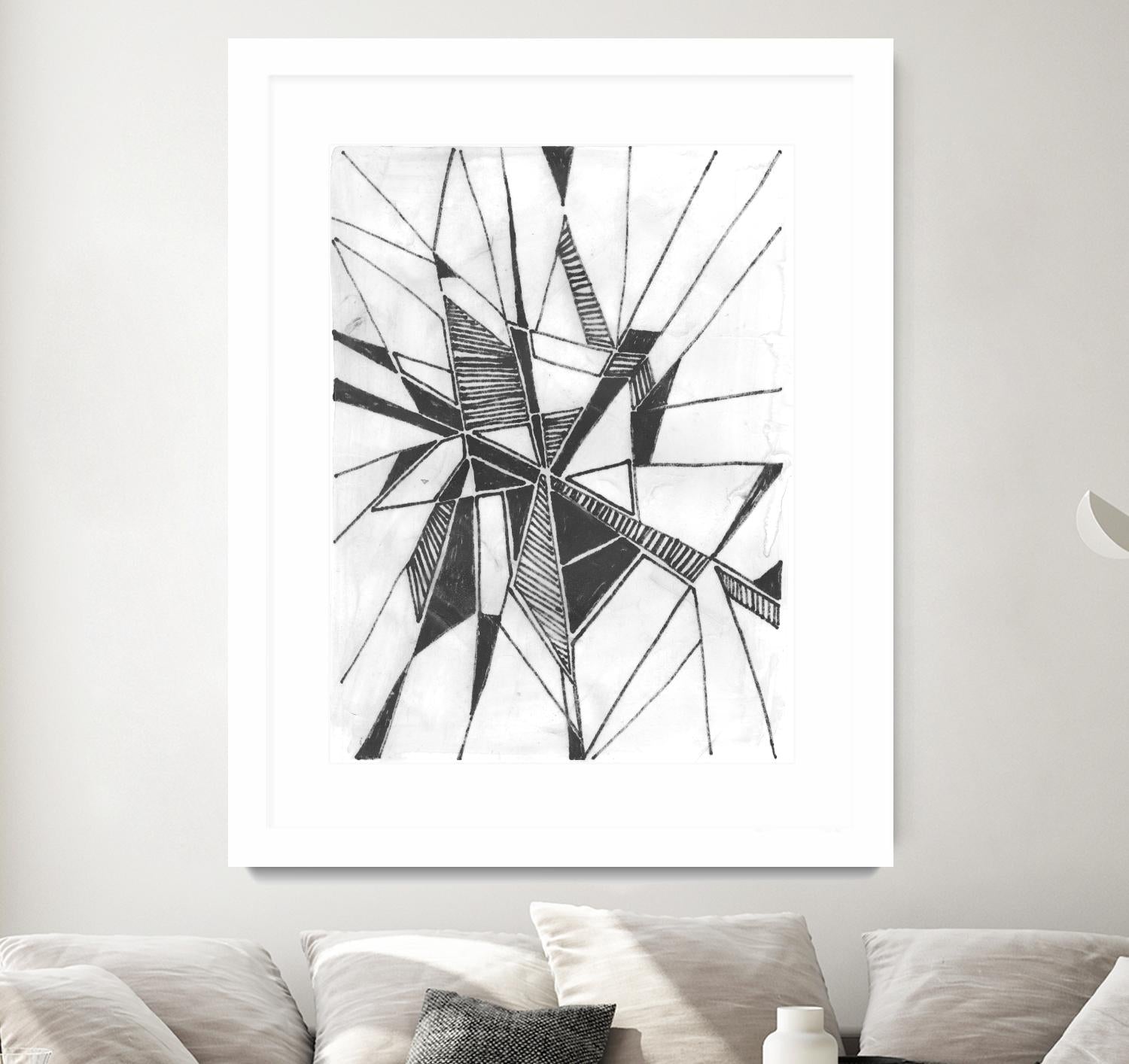 Symbol Imprint II by June Erica Vess on GIANT ART - black abstract