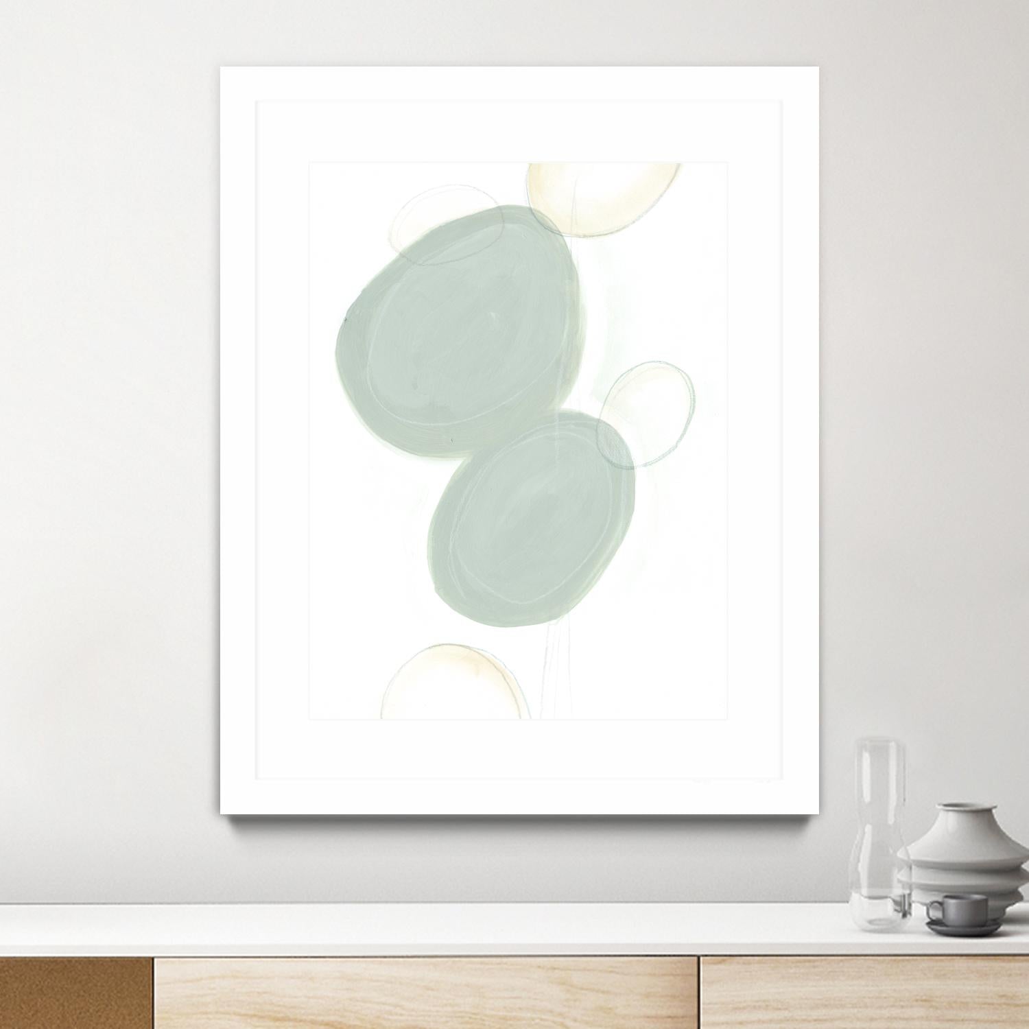 Implied Motif I by June Erica Vess on GIANT ART - green abstract
