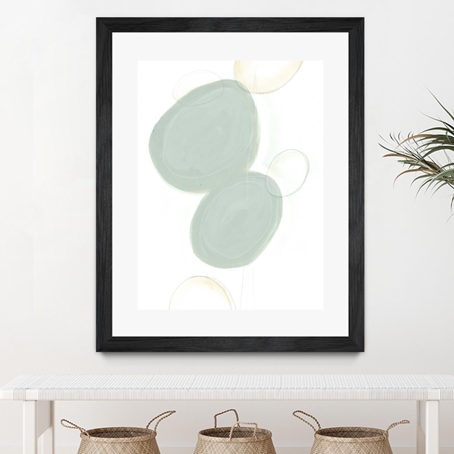 Implied Motif I by June Erica Vess on GIANT ART - green abstract