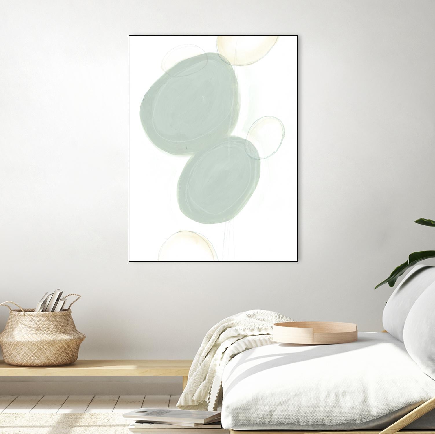 Implied Motif I by June Erica Vess on GIANT ART - green abstract