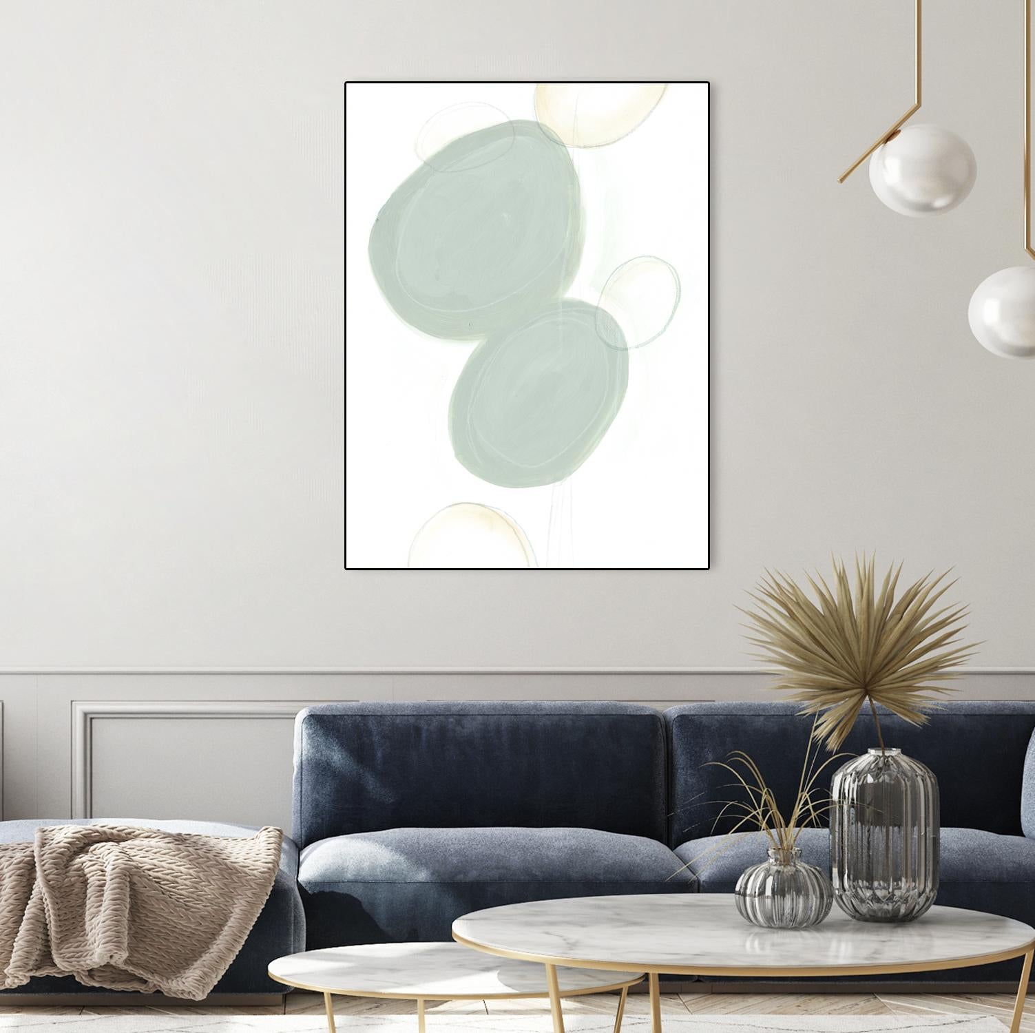 Implied Motif I by June Erica Vess on GIANT ART - green abstract