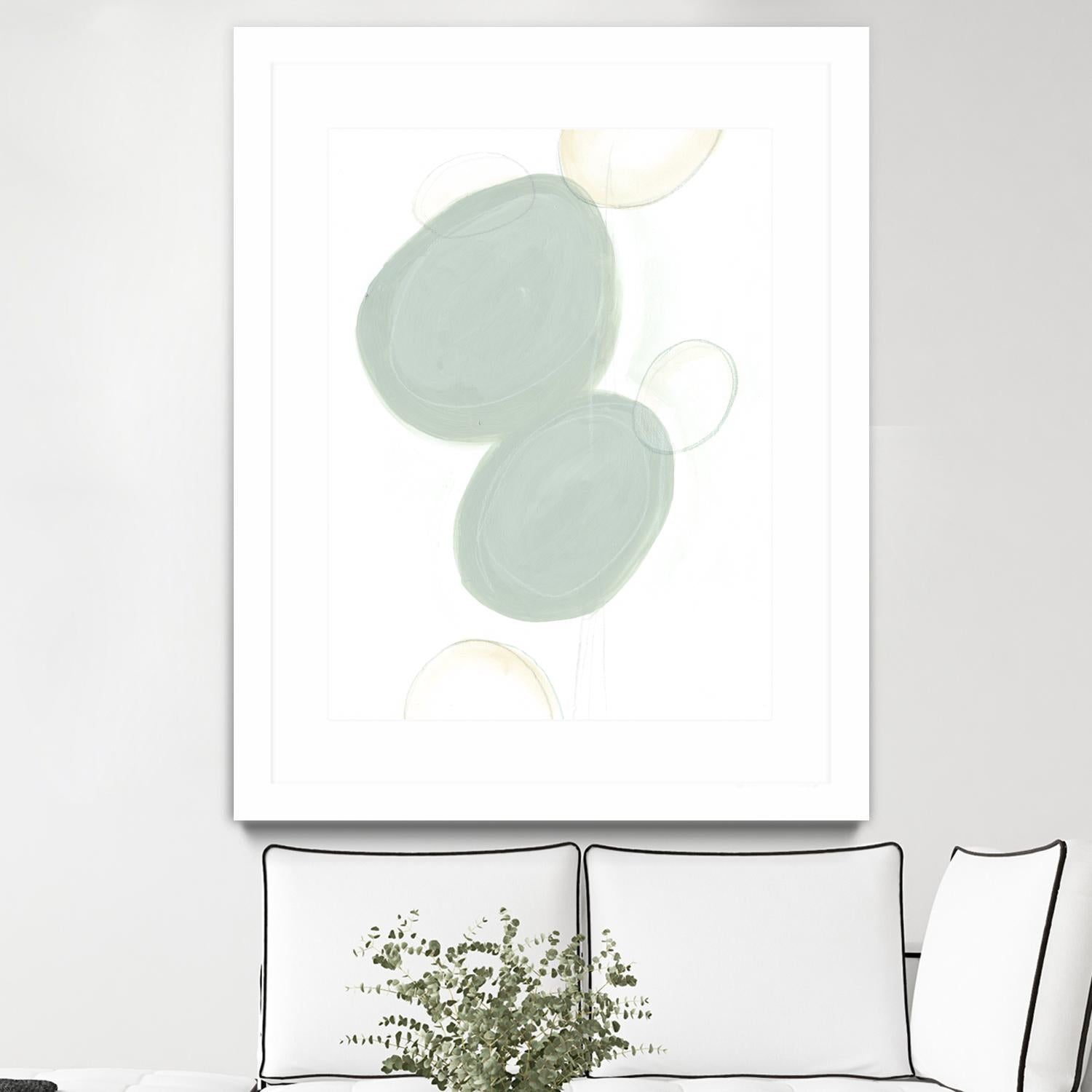 Implied Motif I by June Erica Vess on GIANT ART - green abstract