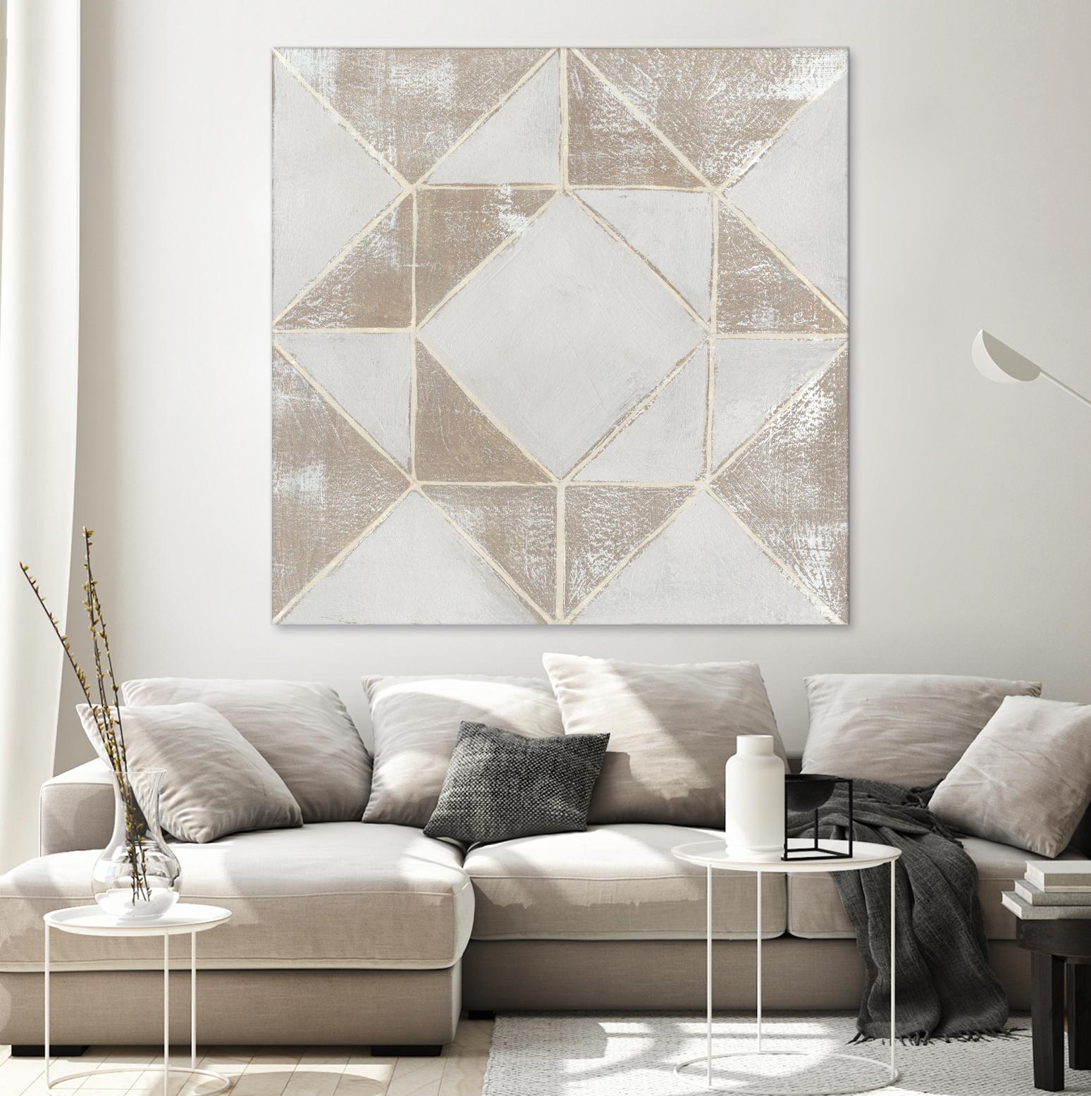 Geometric Veil I by Grace Popp on GIANT ART - abstract