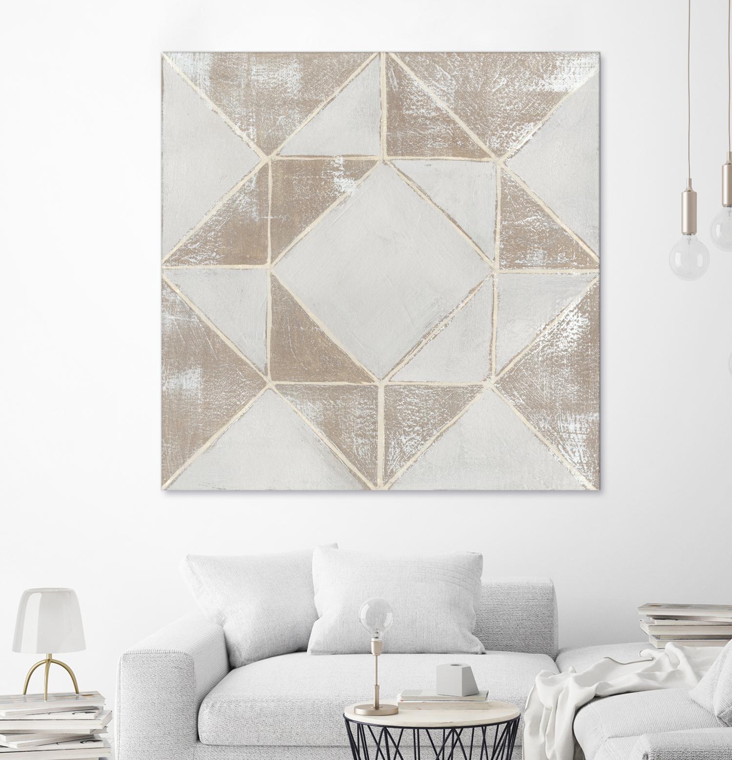 Geometric Veil I by Grace Popp on GIANT ART - abstract