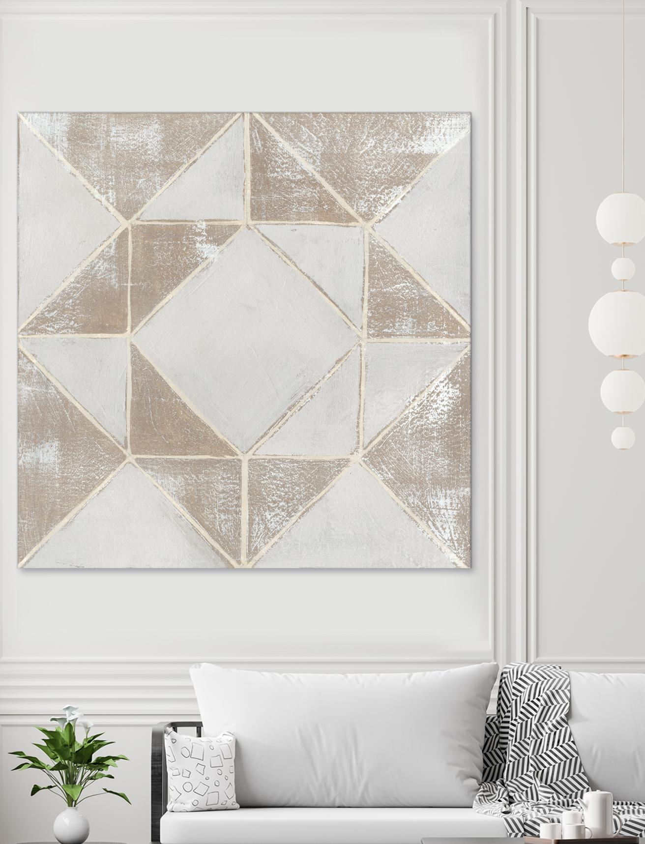 Geometric Veil I by Grace Popp on GIANT ART - abstract