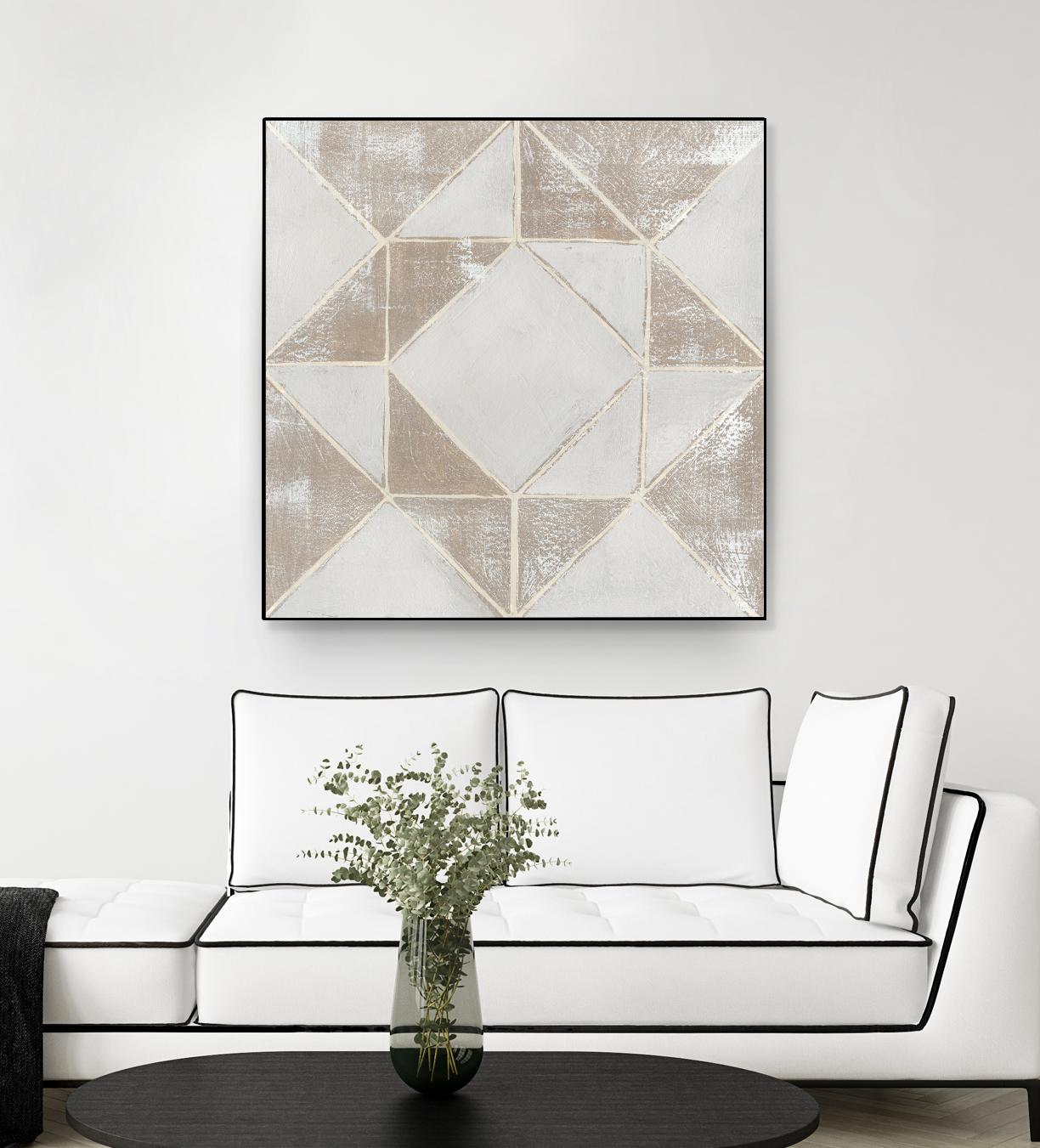 Geometric Veil I by Grace Popp on GIANT ART - abstract