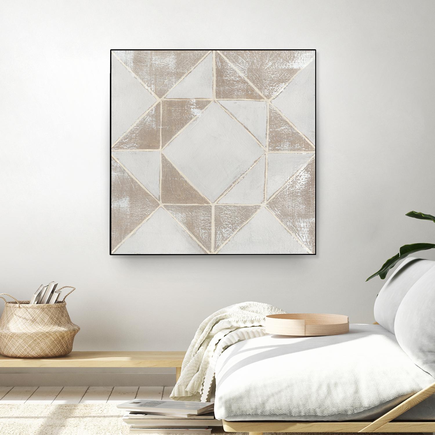 Geometric Veil I by Grace Popp on GIANT ART - abstract