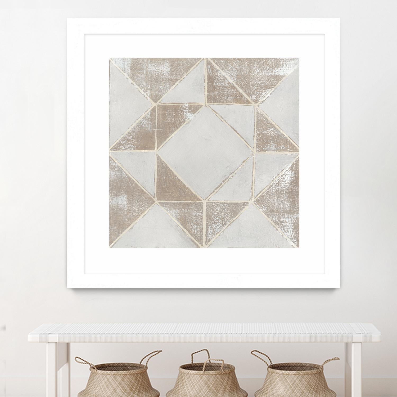 Geometric Veil I by Grace Popp on GIANT ART - abstract