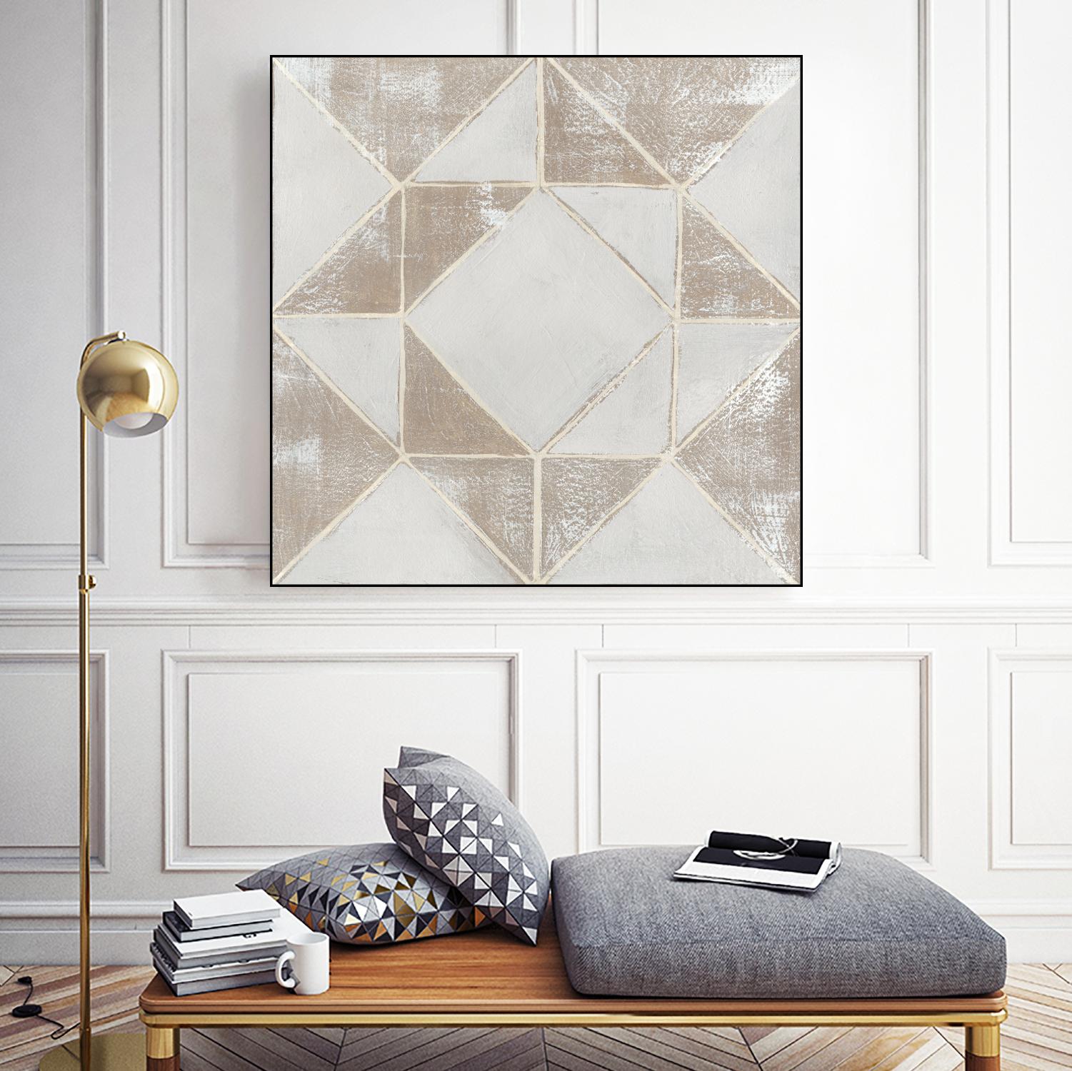 Geometric Veil I by Grace Popp on GIANT ART - abstract