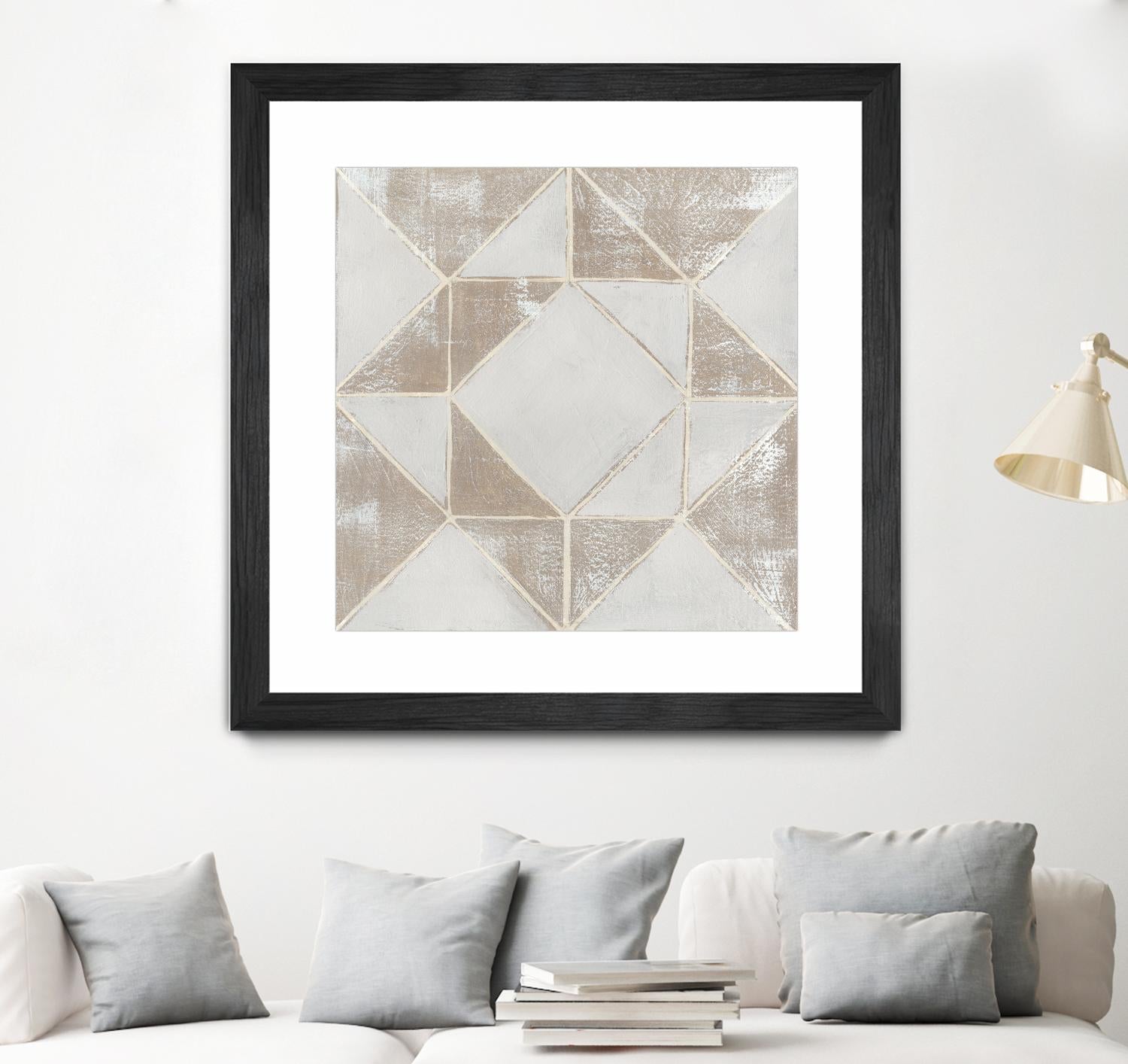 Geometric Veil I by Grace Popp on GIANT ART - abstract