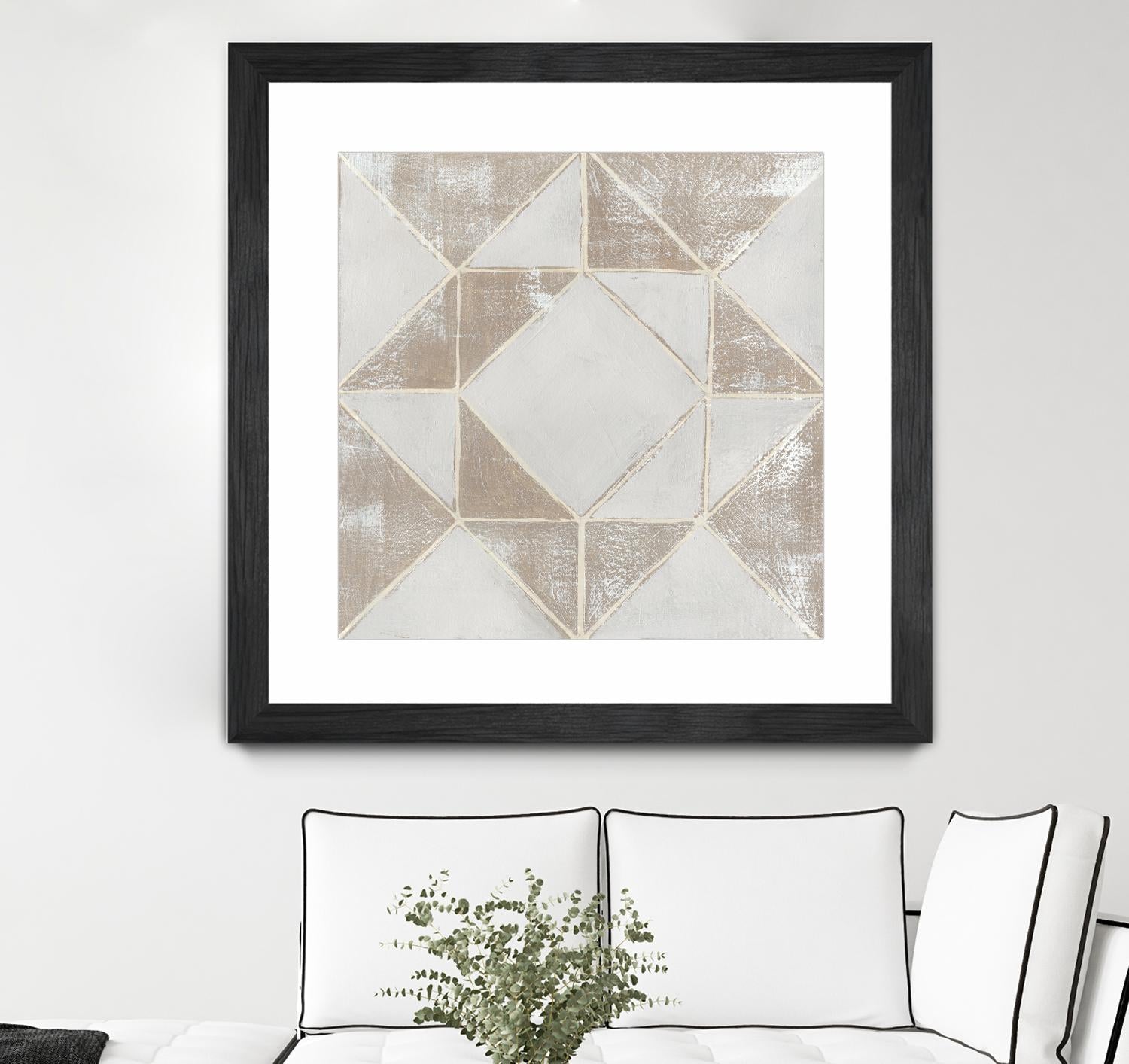 Geometric Veil I by Grace Popp on GIANT ART - abstract