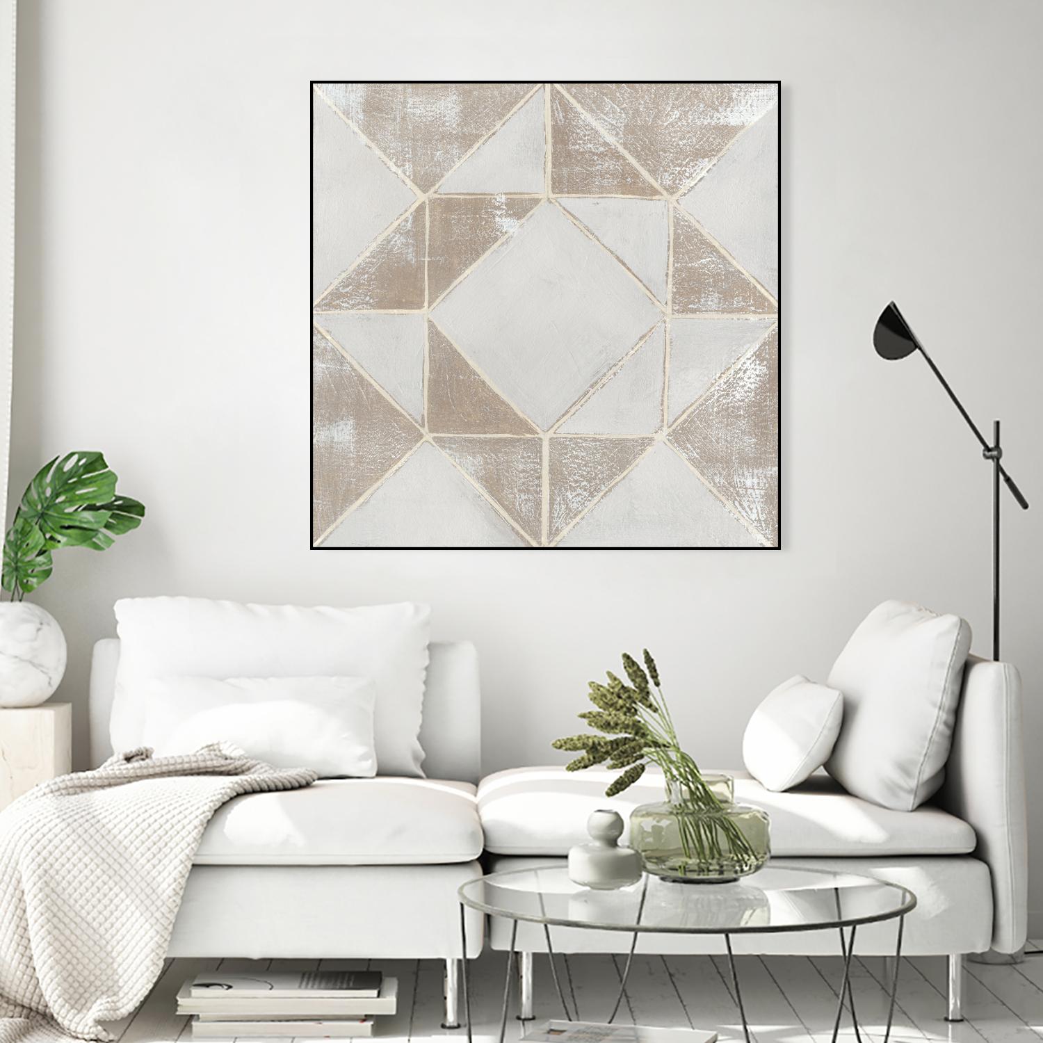 Geometric Veil I by Grace Popp on GIANT ART - abstract