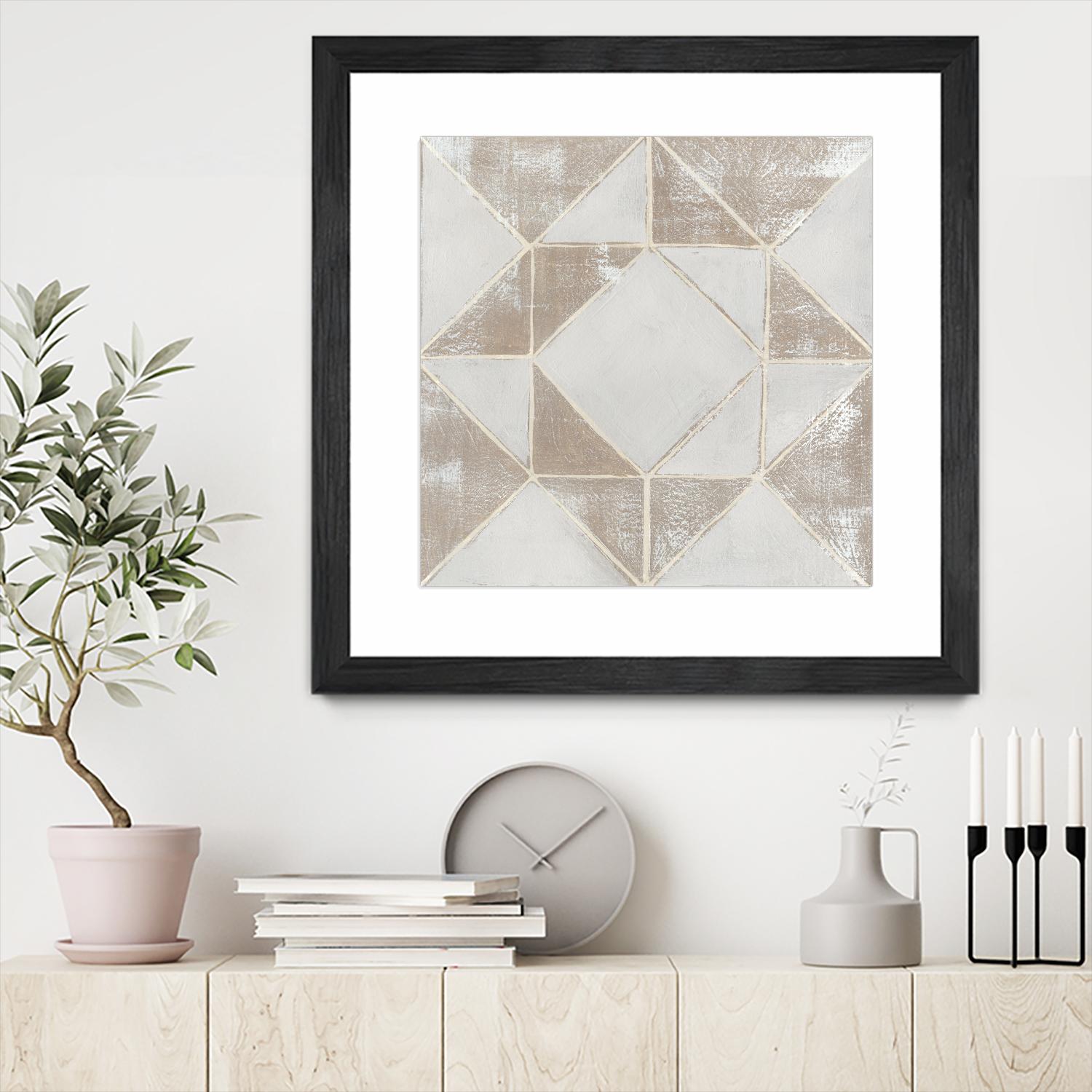 Geometric Veil I by Grace Popp on GIANT ART - abstract