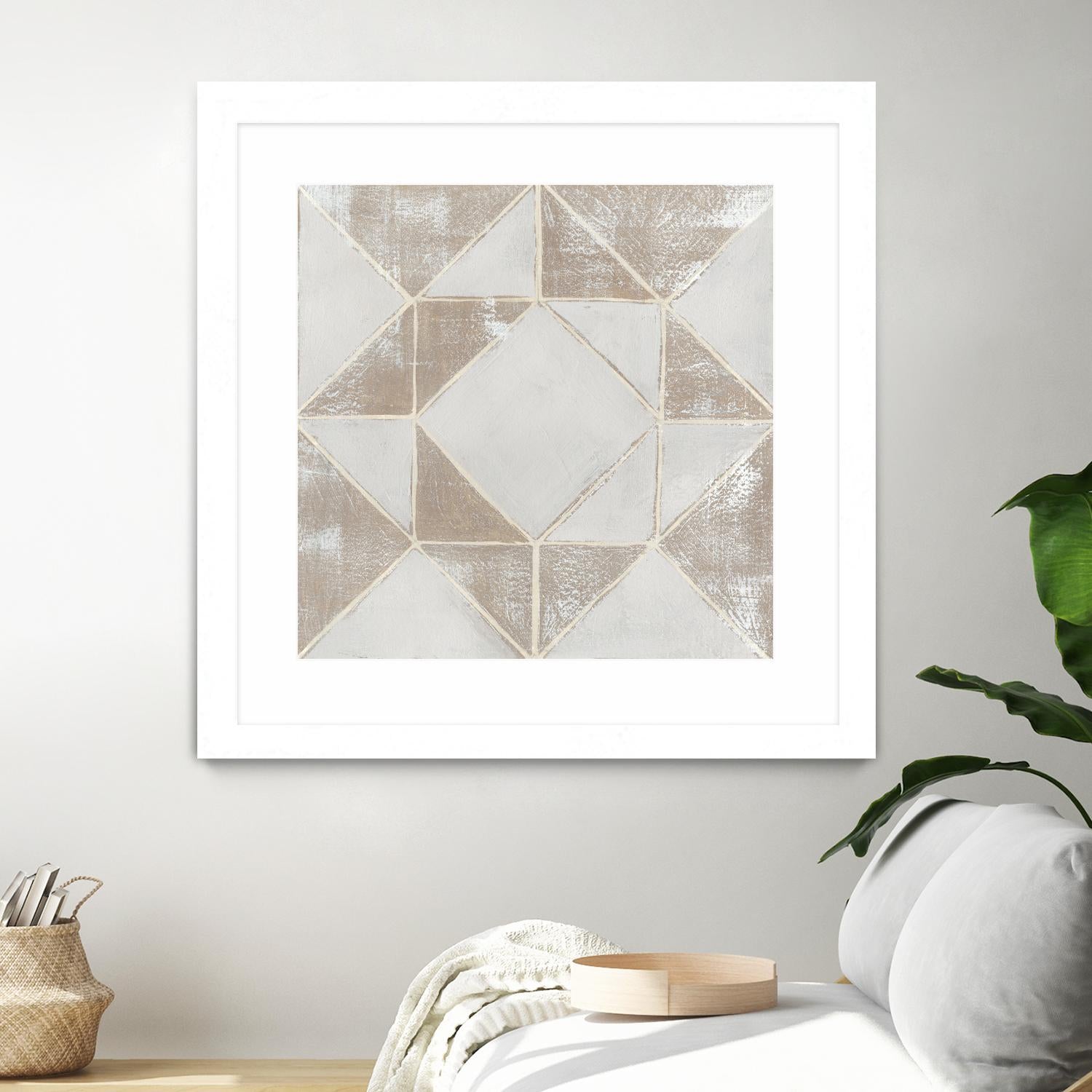 Geometric Veil I by Grace Popp on GIANT ART - abstract