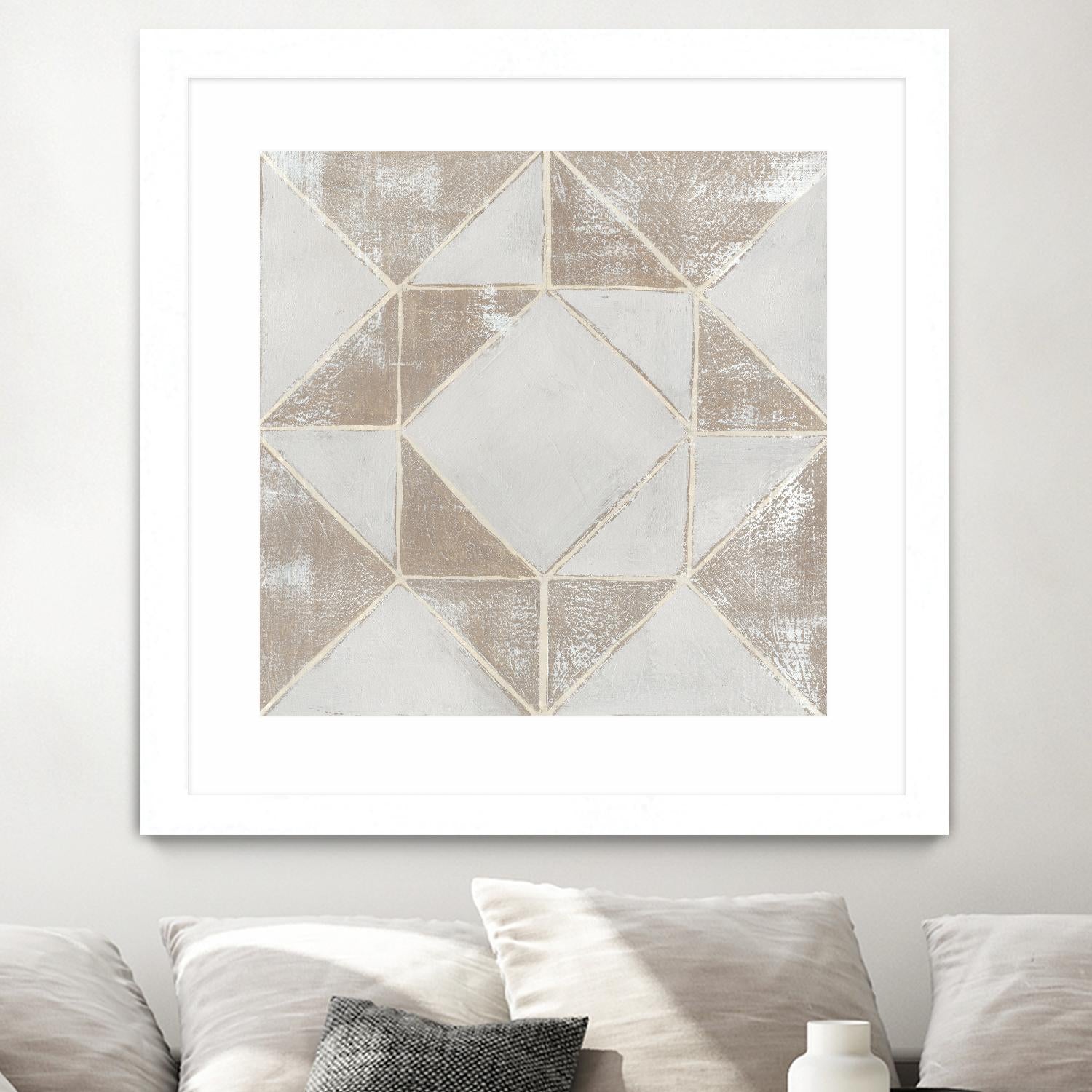 Geometric Veil I by Grace Popp on GIANT ART - abstract
