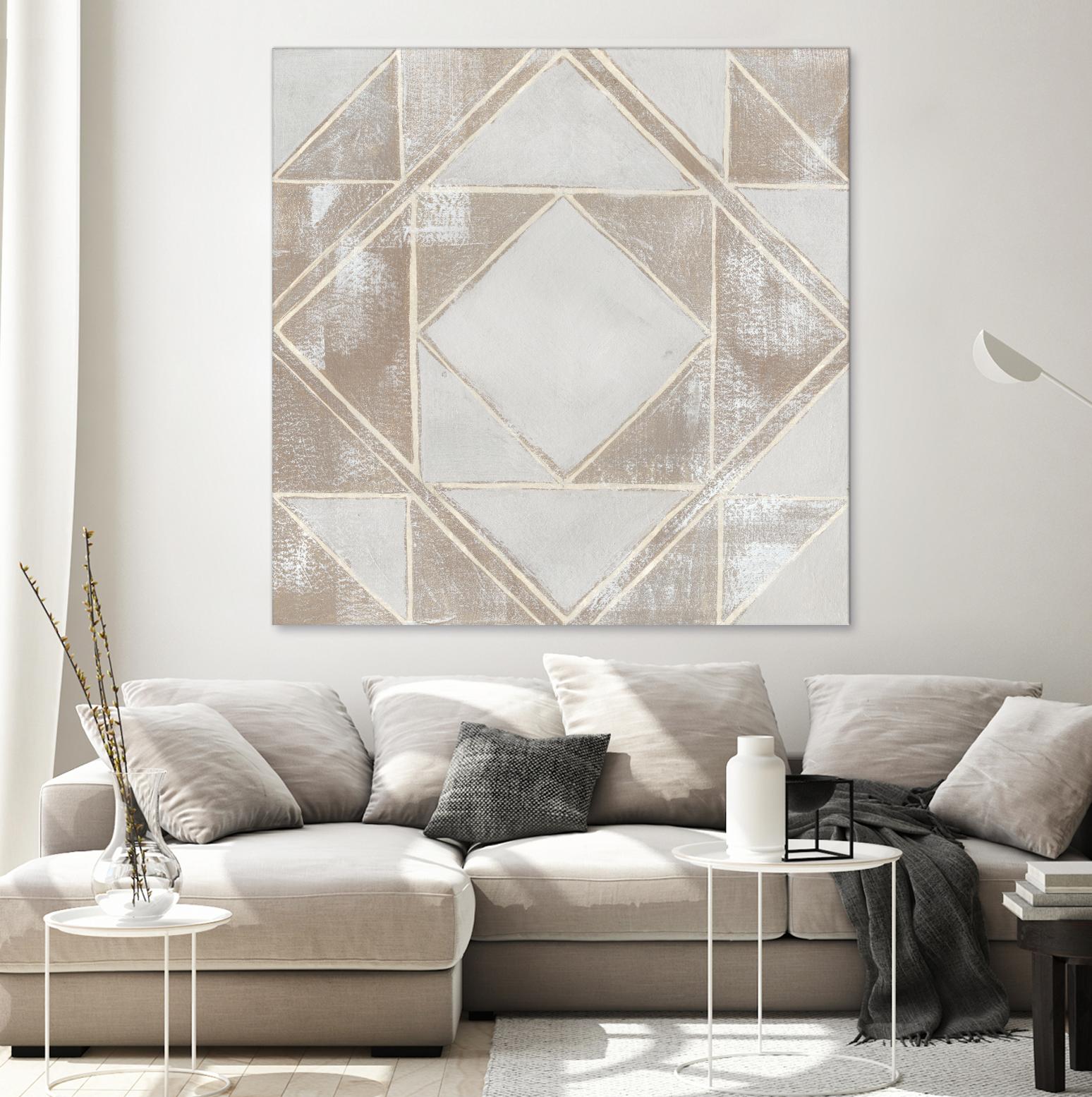 Geometric Veil II by Grace Popp on GIANT ART - abstract