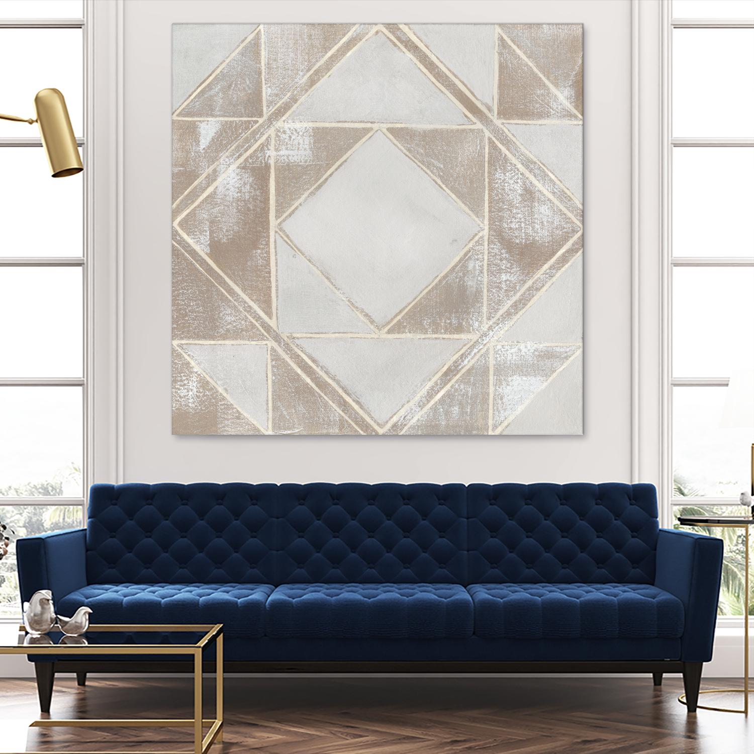 Geometric Veil II by Grace Popp on GIANT ART - abstract