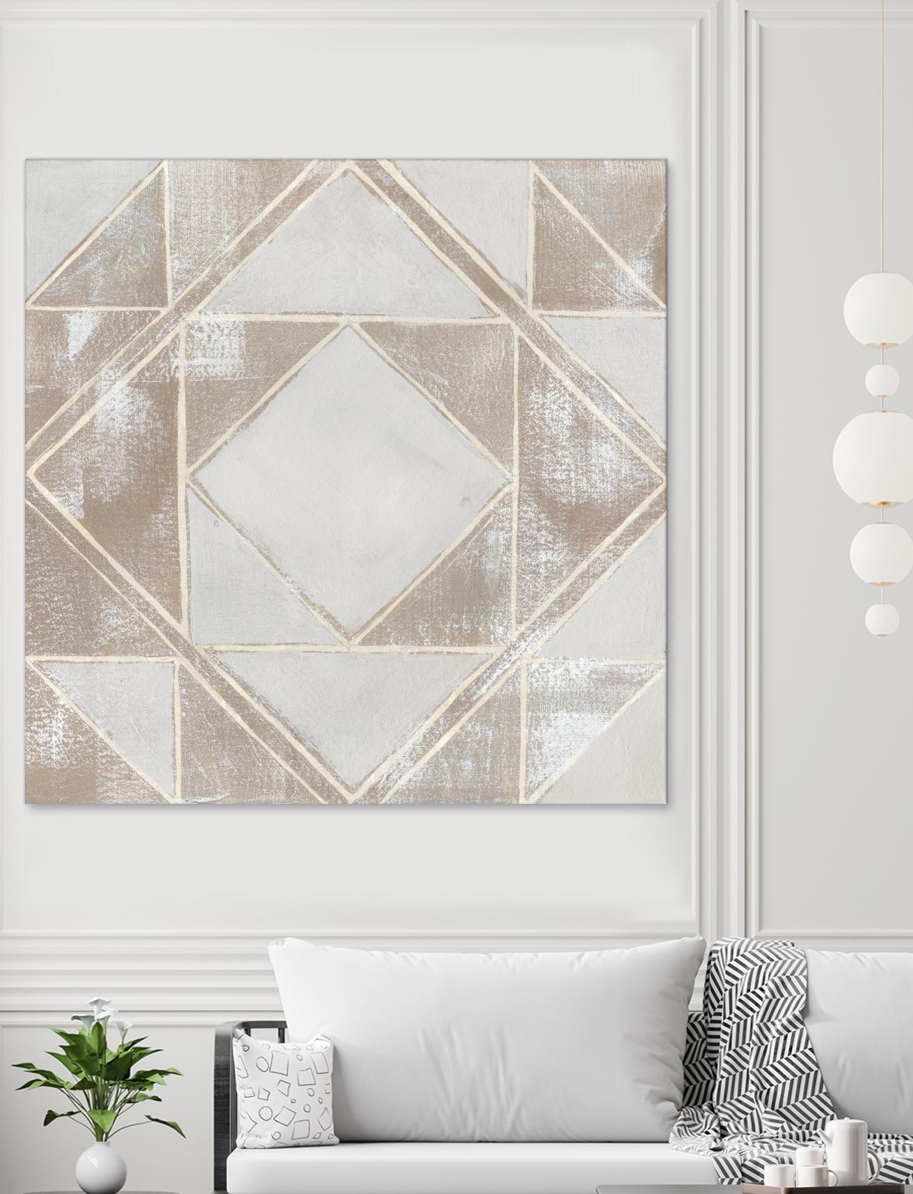 Geometric Veil II by Grace Popp on GIANT ART - abstract