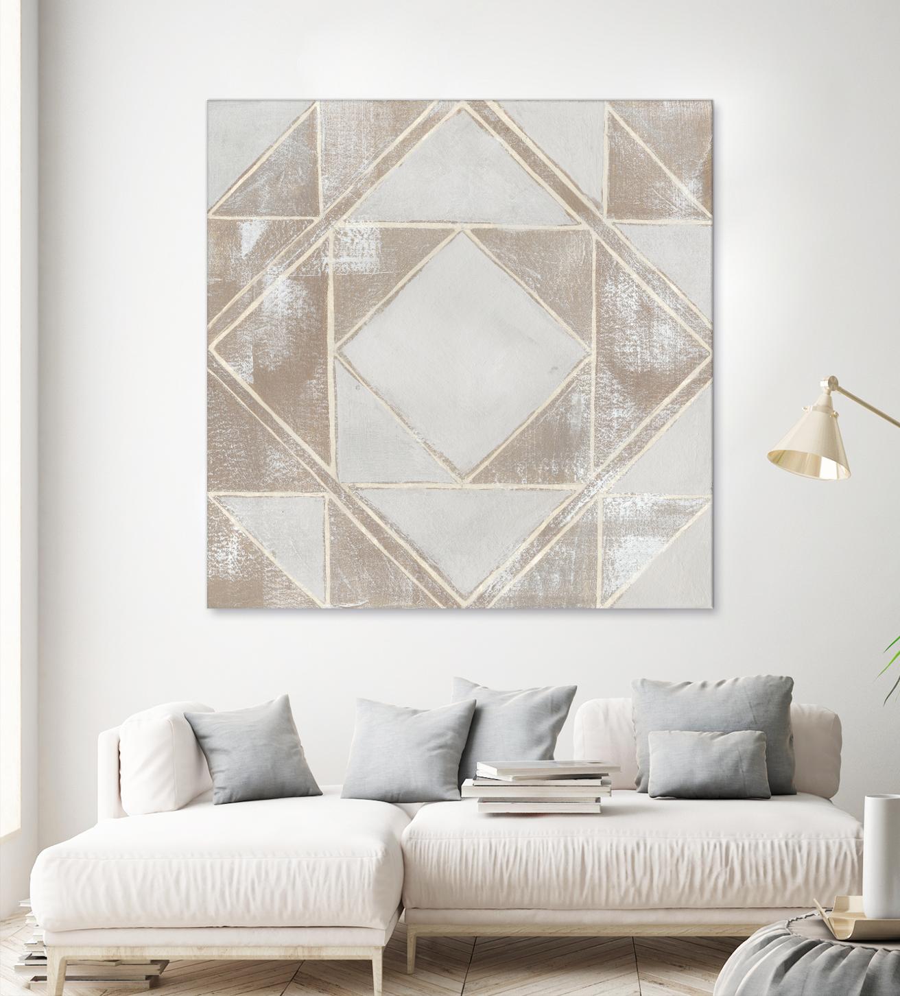 Geometric Veil II by Grace Popp on GIANT ART - abstract