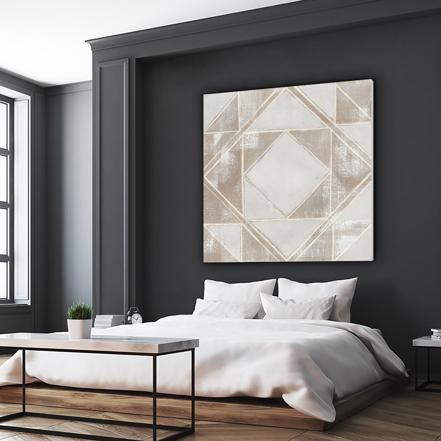 Geometric Veil II by Grace Popp on GIANT ART - abstract