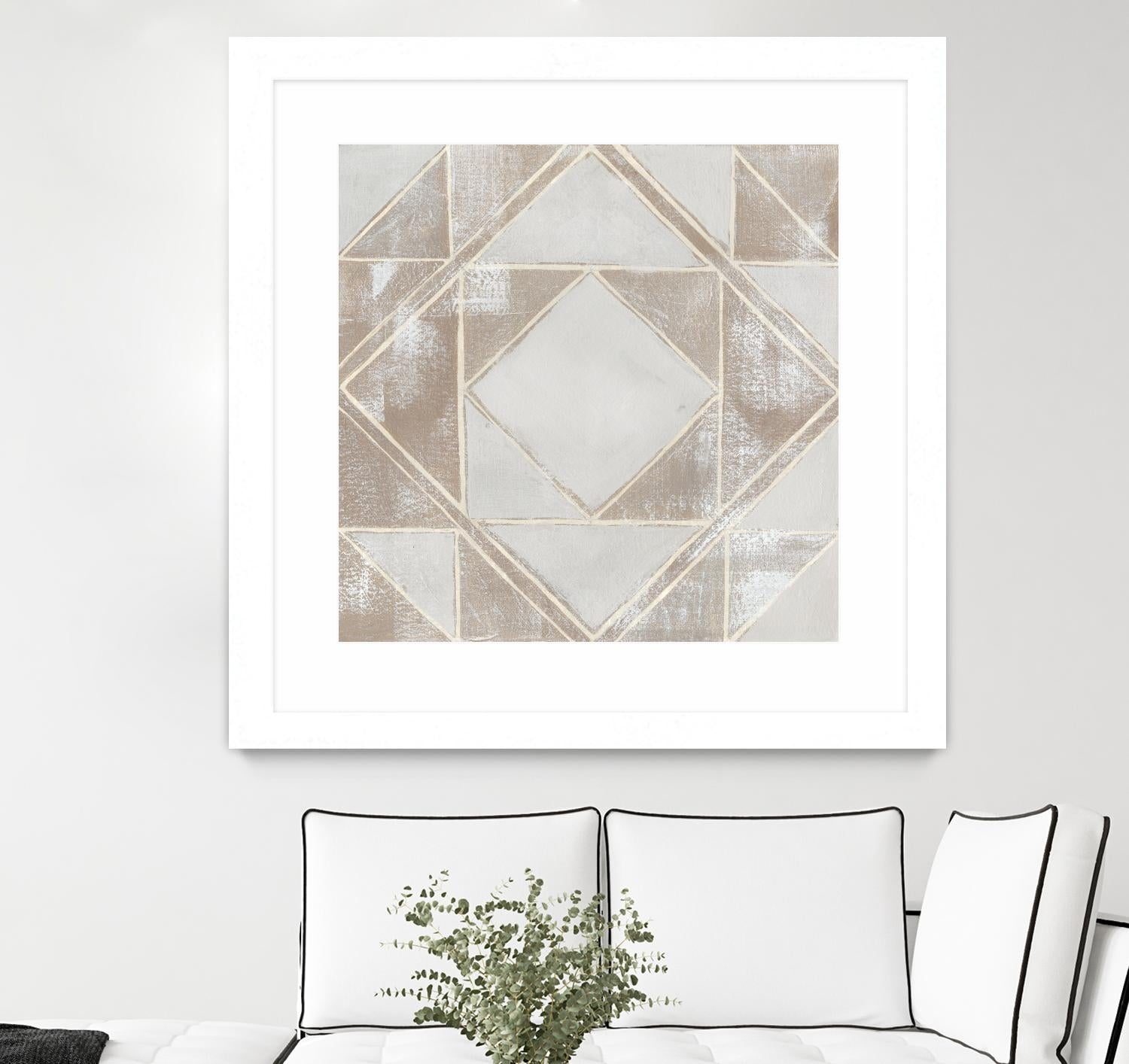 Geometric Veil II by Grace Popp on GIANT ART - abstract