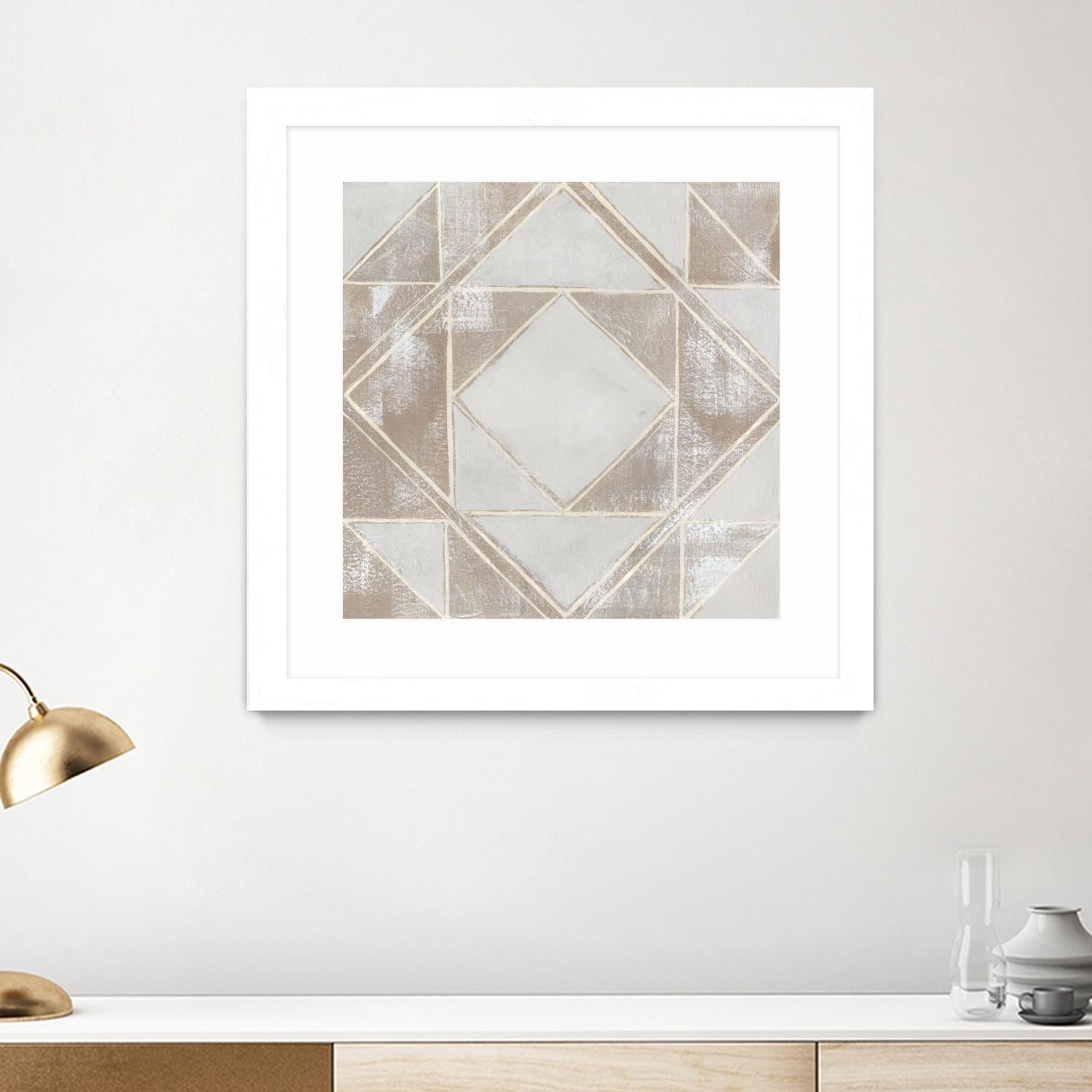 Geometric Veil II by Grace Popp on GIANT ART - abstract