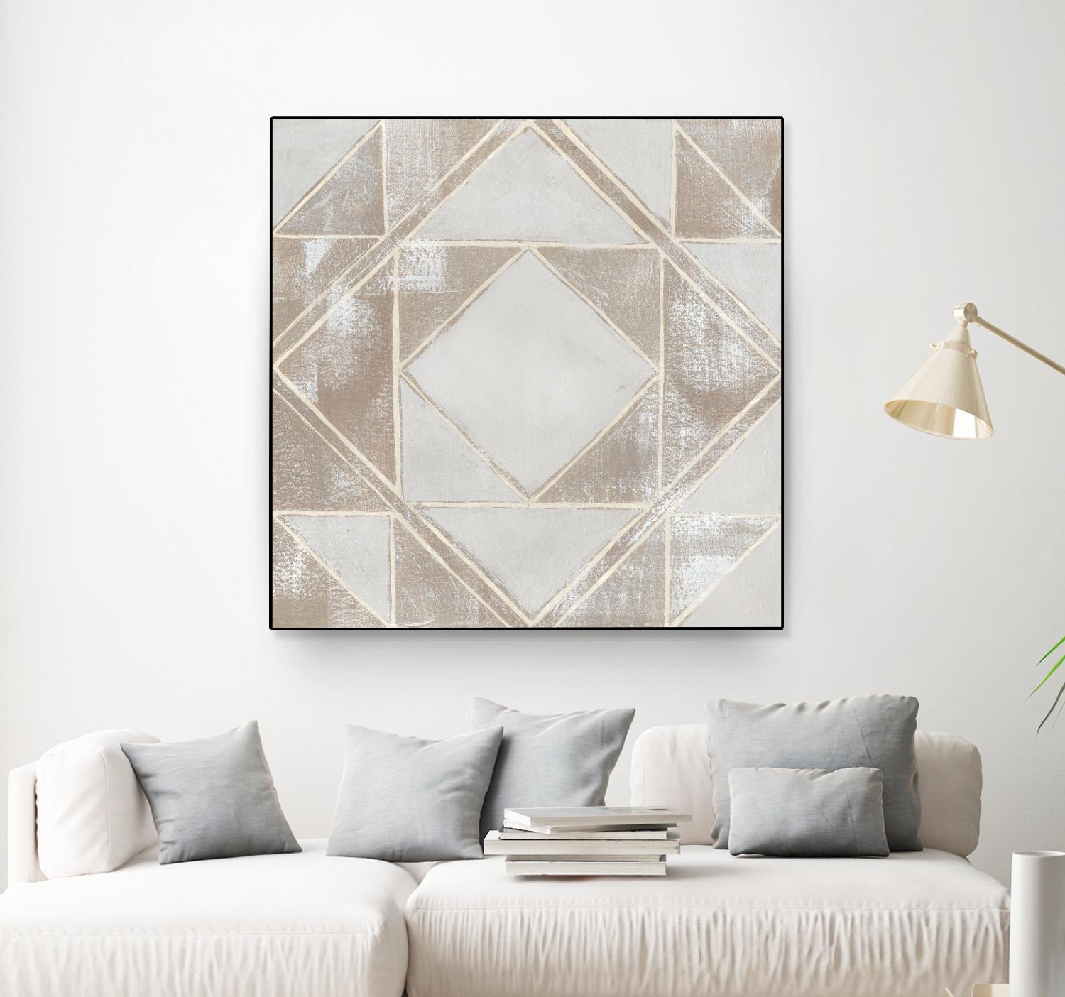 Geometric Veil II by Grace Popp on GIANT ART - abstract