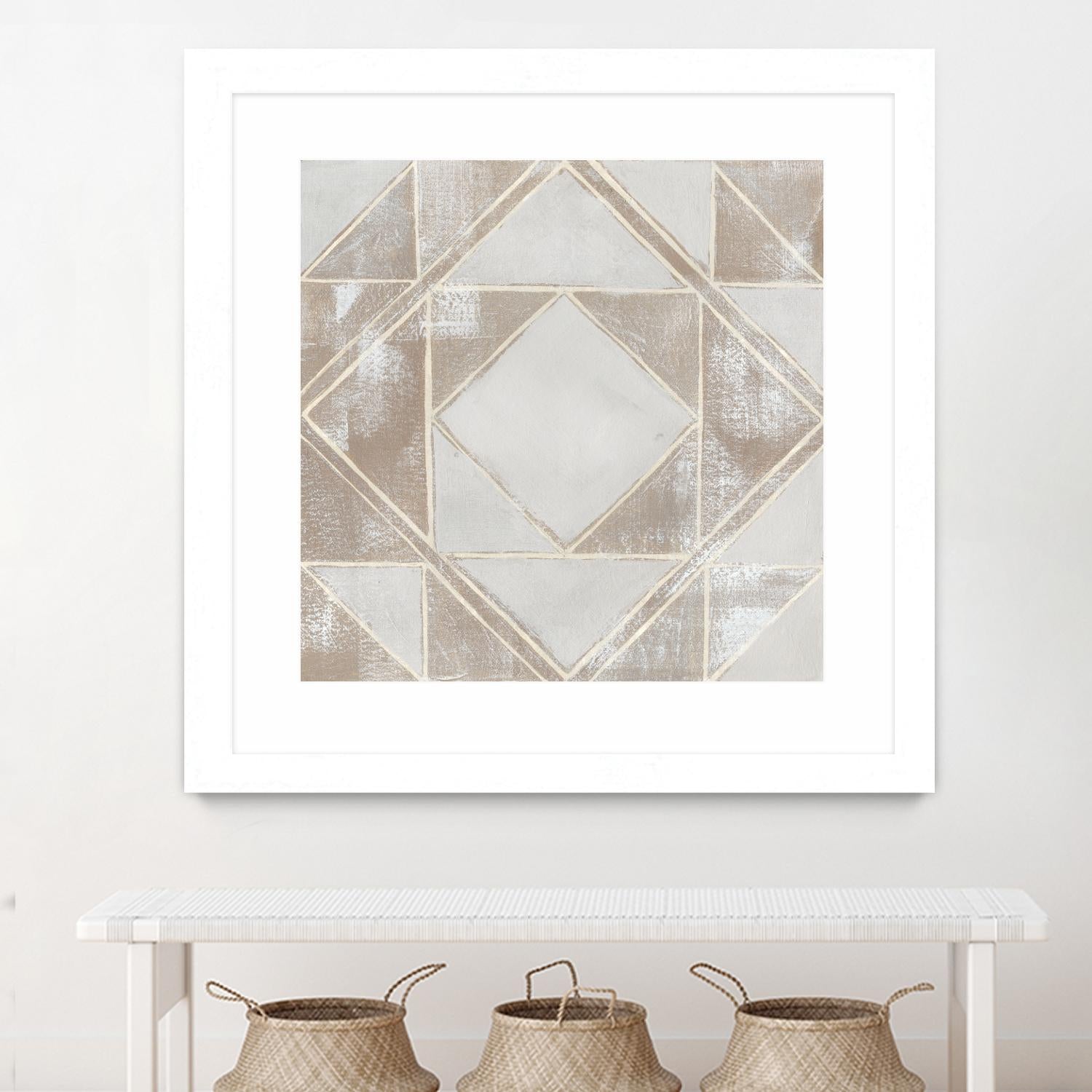 Geometric Veil II by Grace Popp on GIANT ART - abstract